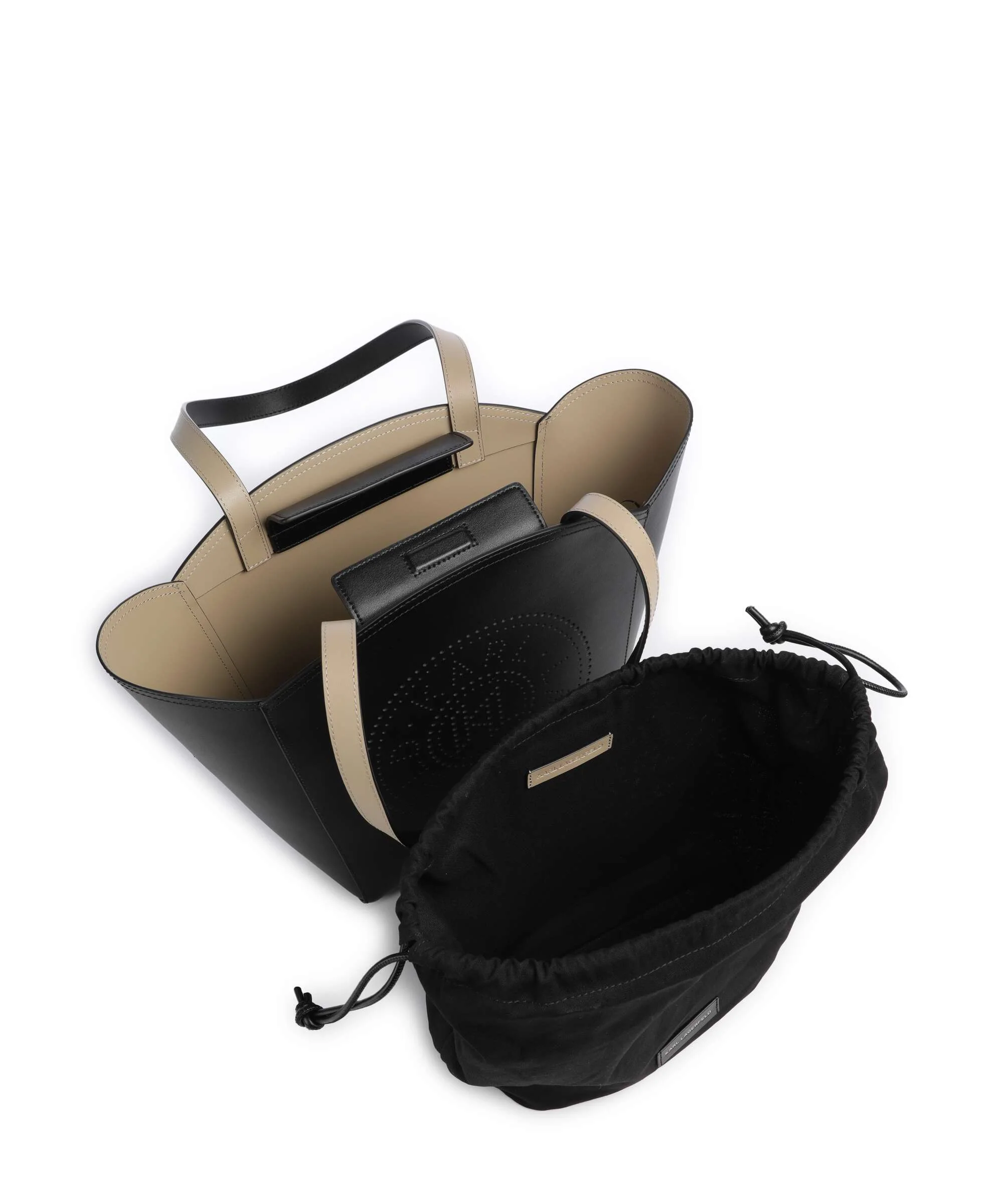 Karl Lagerfeld K/Circle Medium Tote bag black/nickel - Image 5