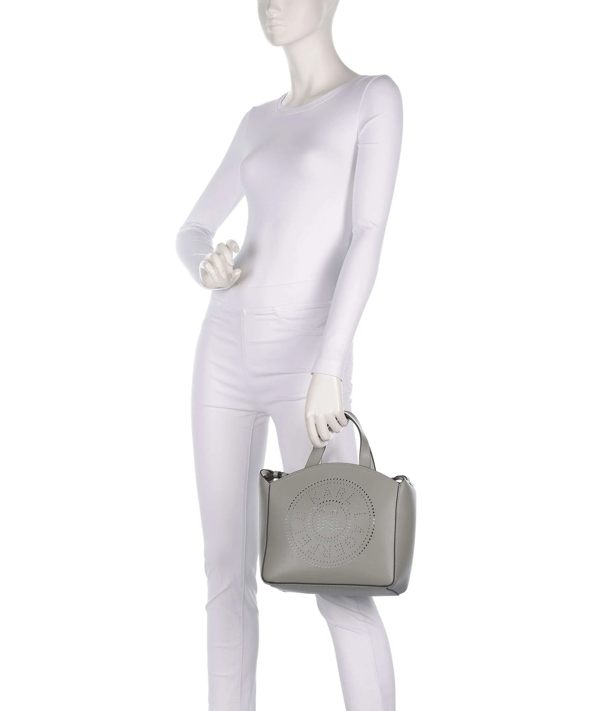 Karl Lagerfeld K/Circle Small Handbag cloud grey - Image 3