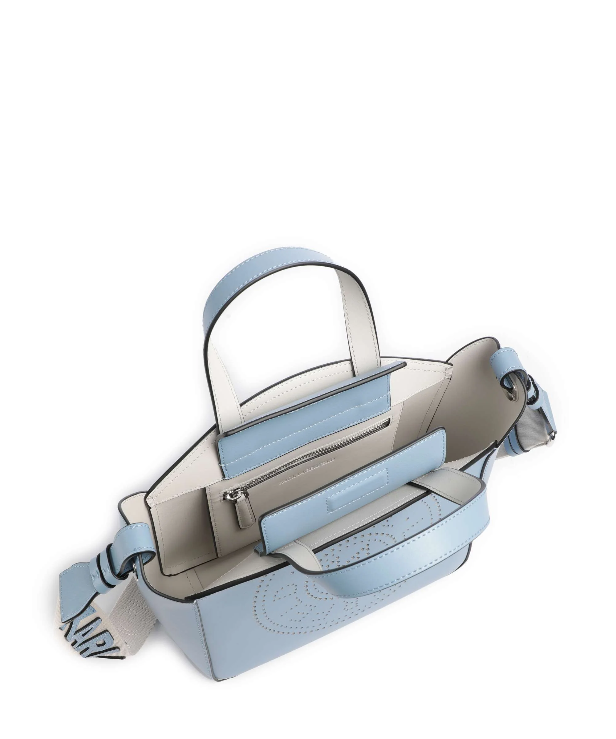 Karl Lagerfeld K/Circle Small Handbag blue bloom - Image 6