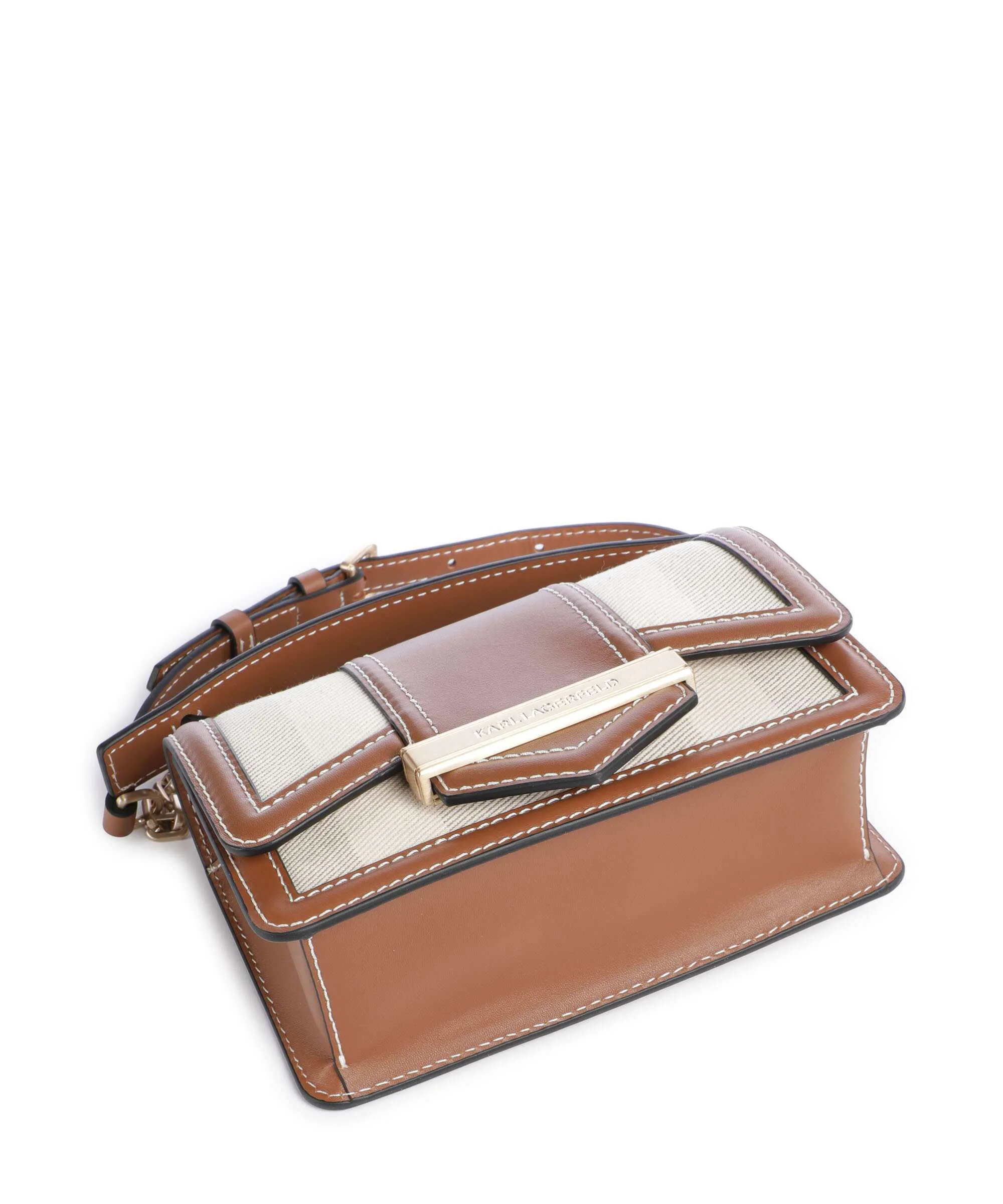 Karl Lagerfeld K/Nova Small Crossbody bag natural canvas/tan - Image 5
