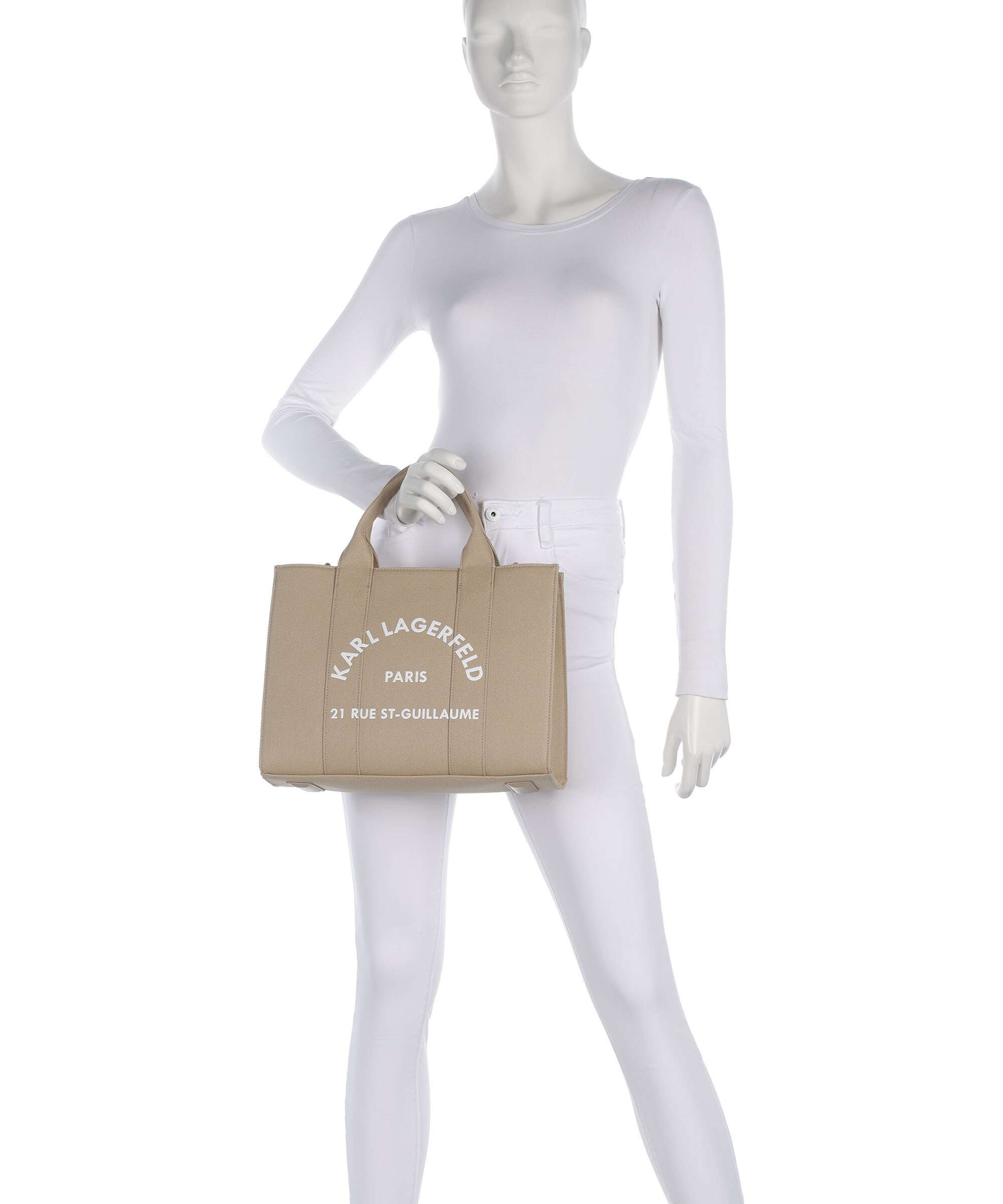 Karl Lagerfeld K/Rue St Guillaume Medium Handbag safari - Image 3
