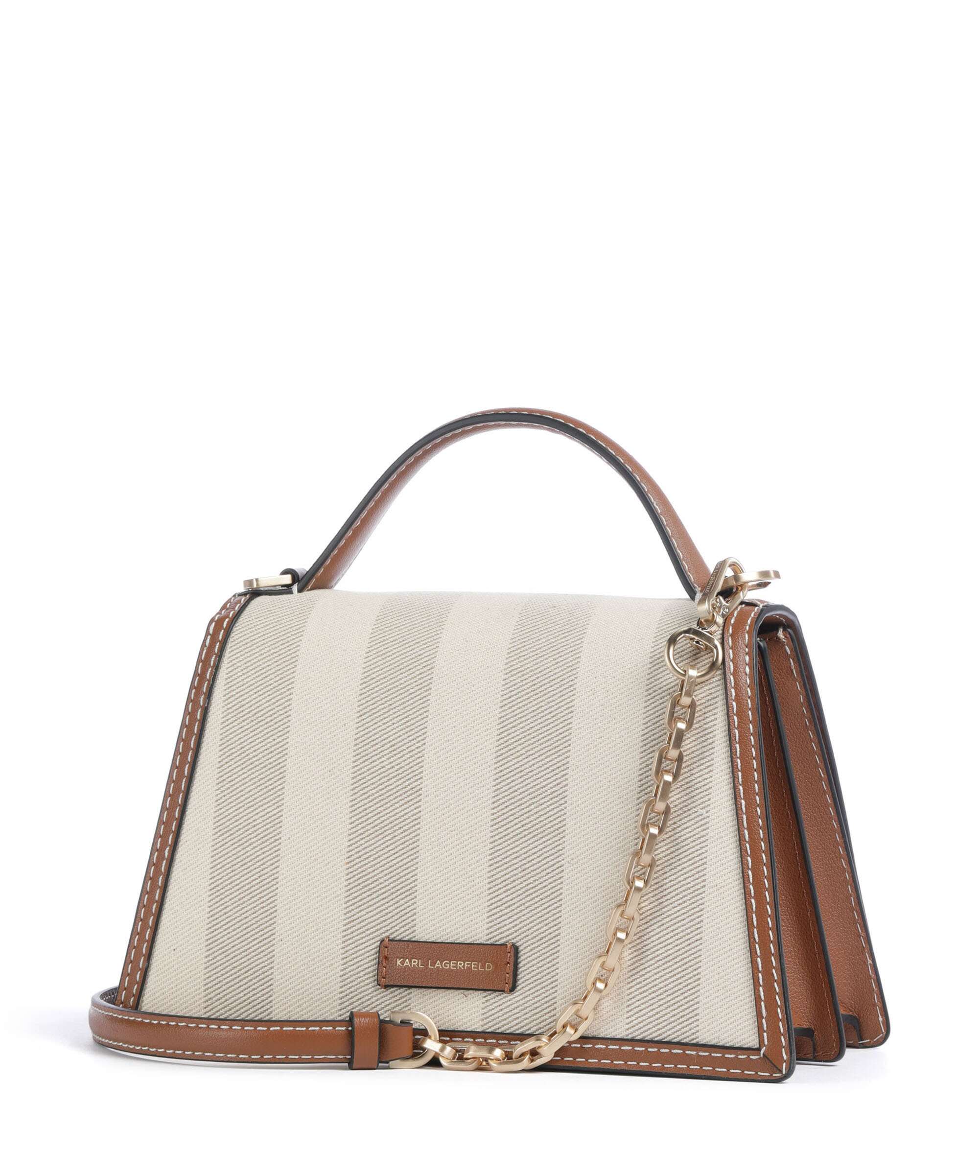 Karl Lagerfeld K/Signature 2.0 Medium Handbag natural canvas/tan - Image 2
