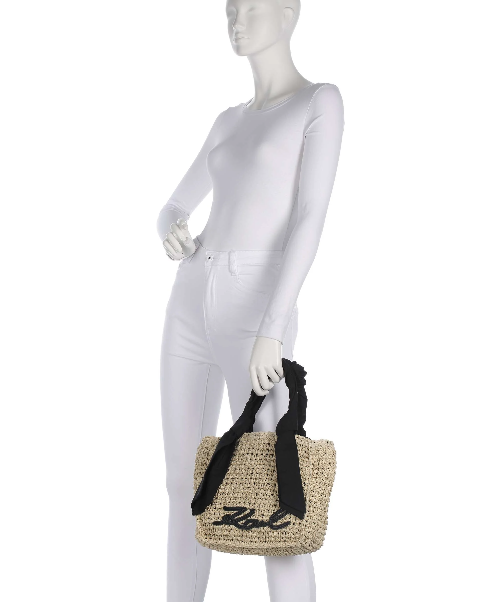 Karl Lagerfeld K/Signature Handbag natural/black - Image 3