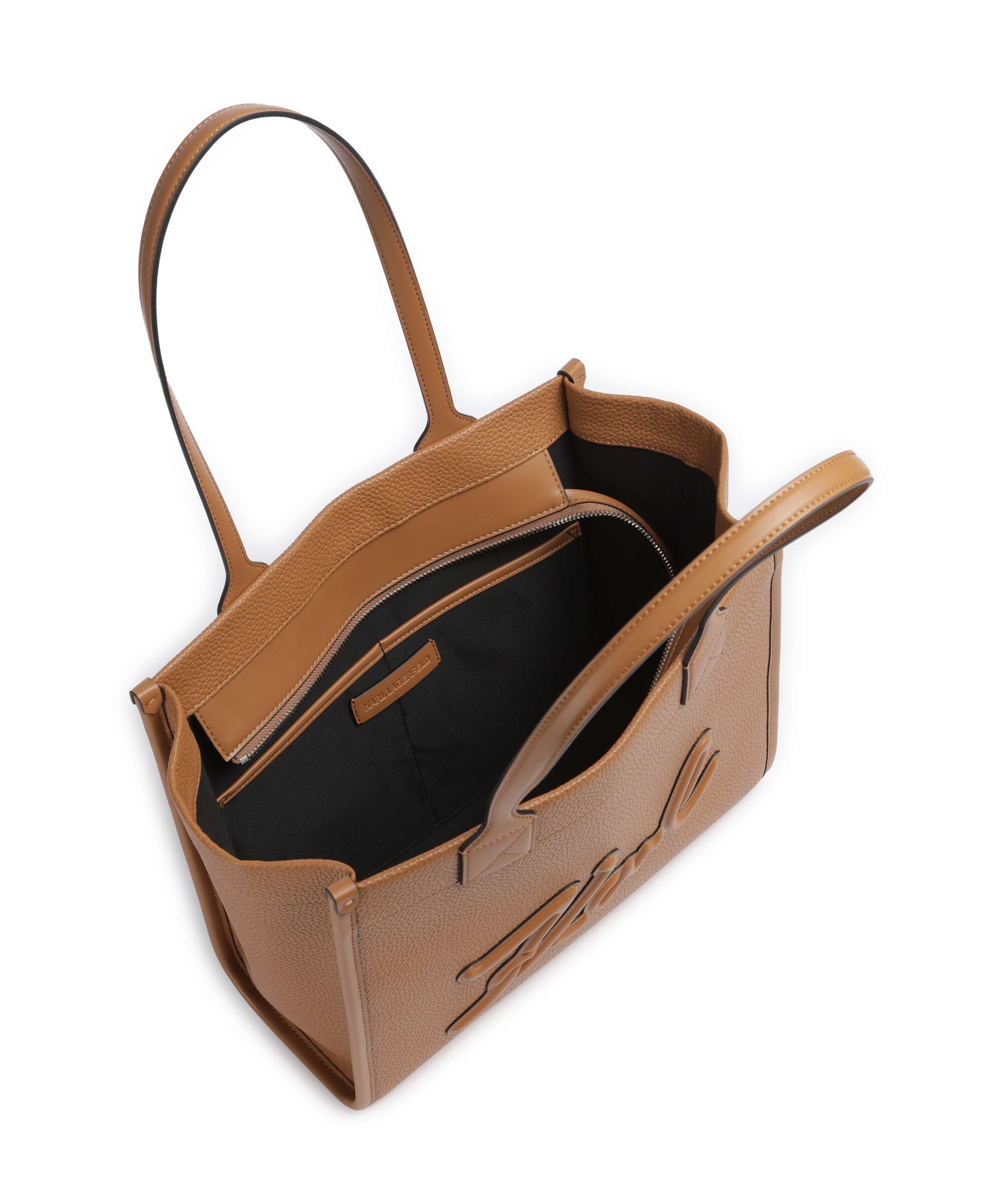Karl Lagerfeld K/Skuare Medium Tote bag caramel - Image 5