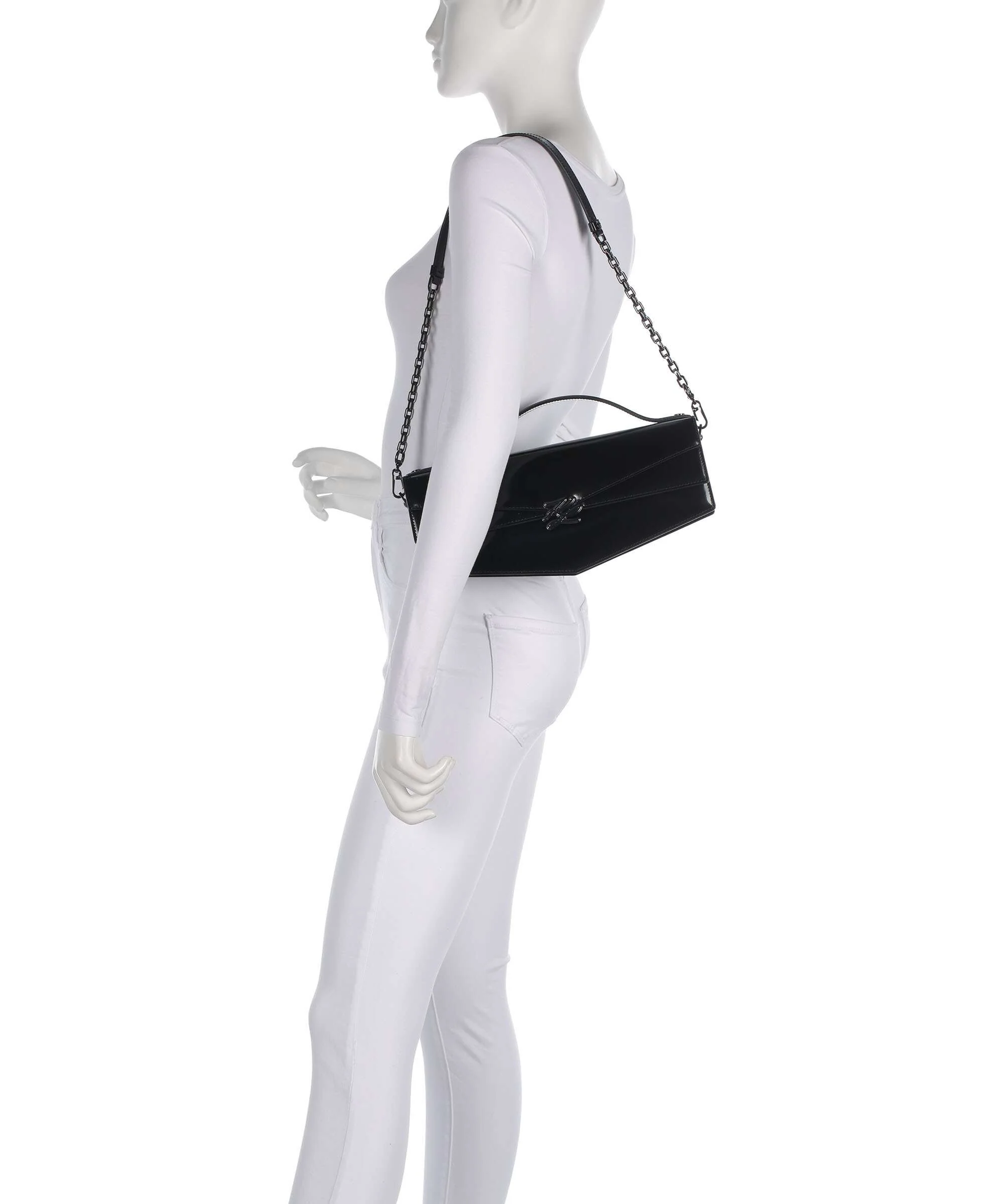 Karl Lagerfeld K/Studio Autograph Crossbody bag black/nickel - Image 3
