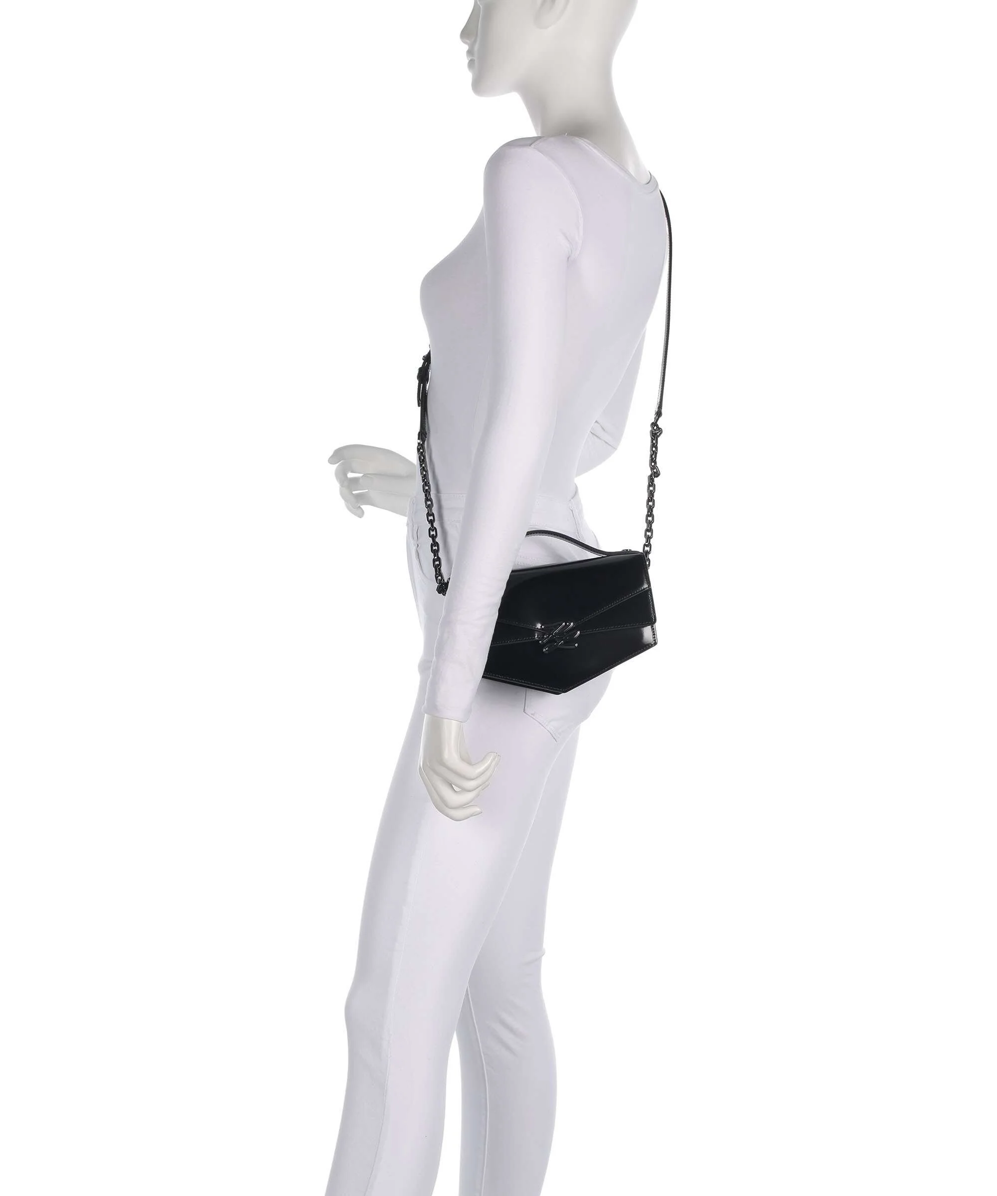 Karl Lagerfeld K/Studio Autograph Small Crossbody bag black/nickel - Image 3