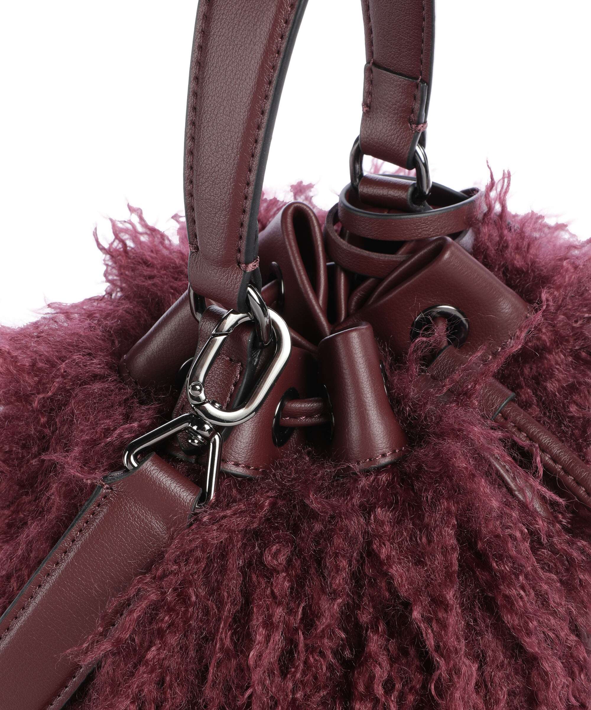 Karl Lagerfeld K/Weave Bucket bag windsor/burgundy - Image 5