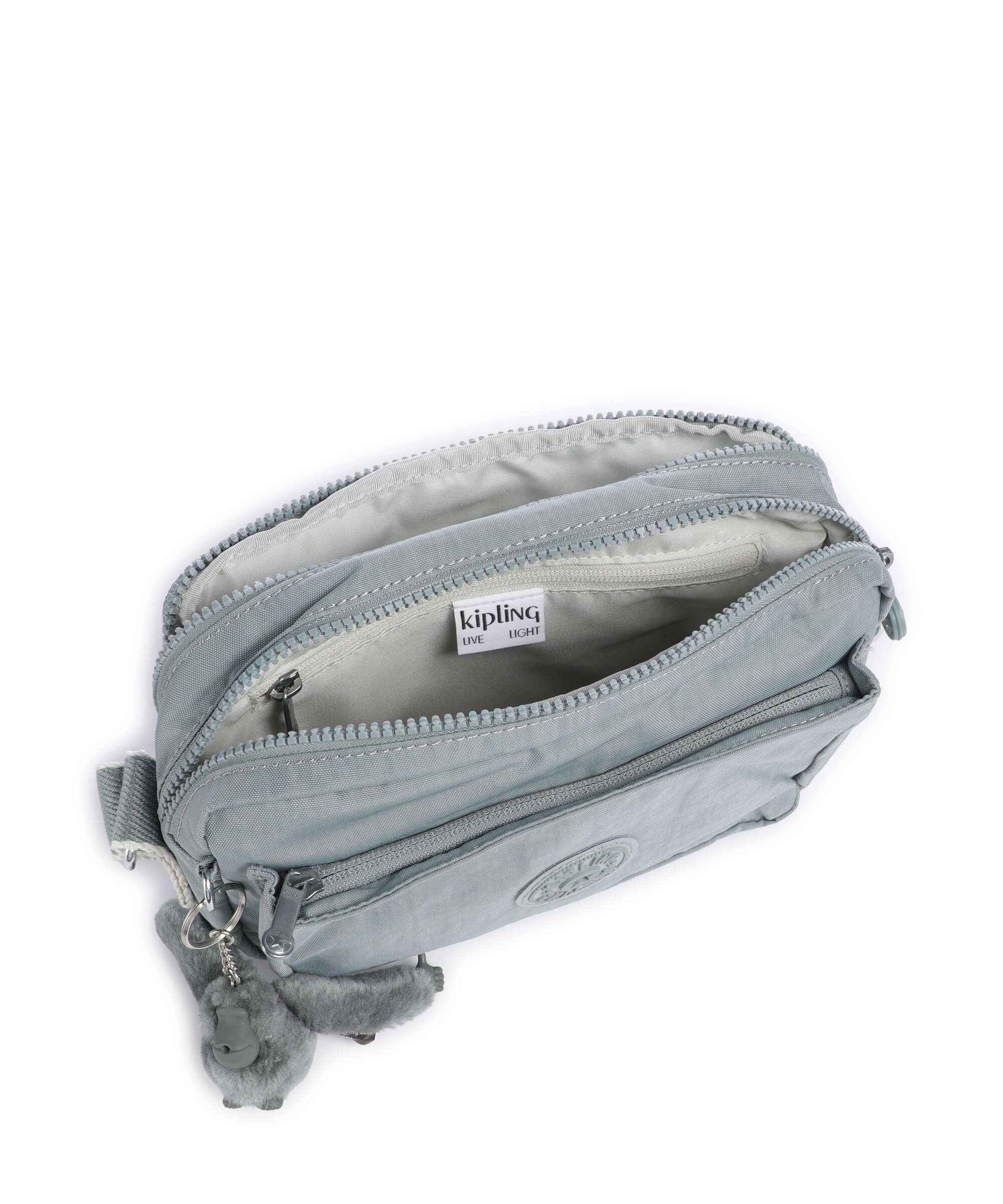 Kipling Basic Abanu M Crossbody bag relaxed grey - Image 6