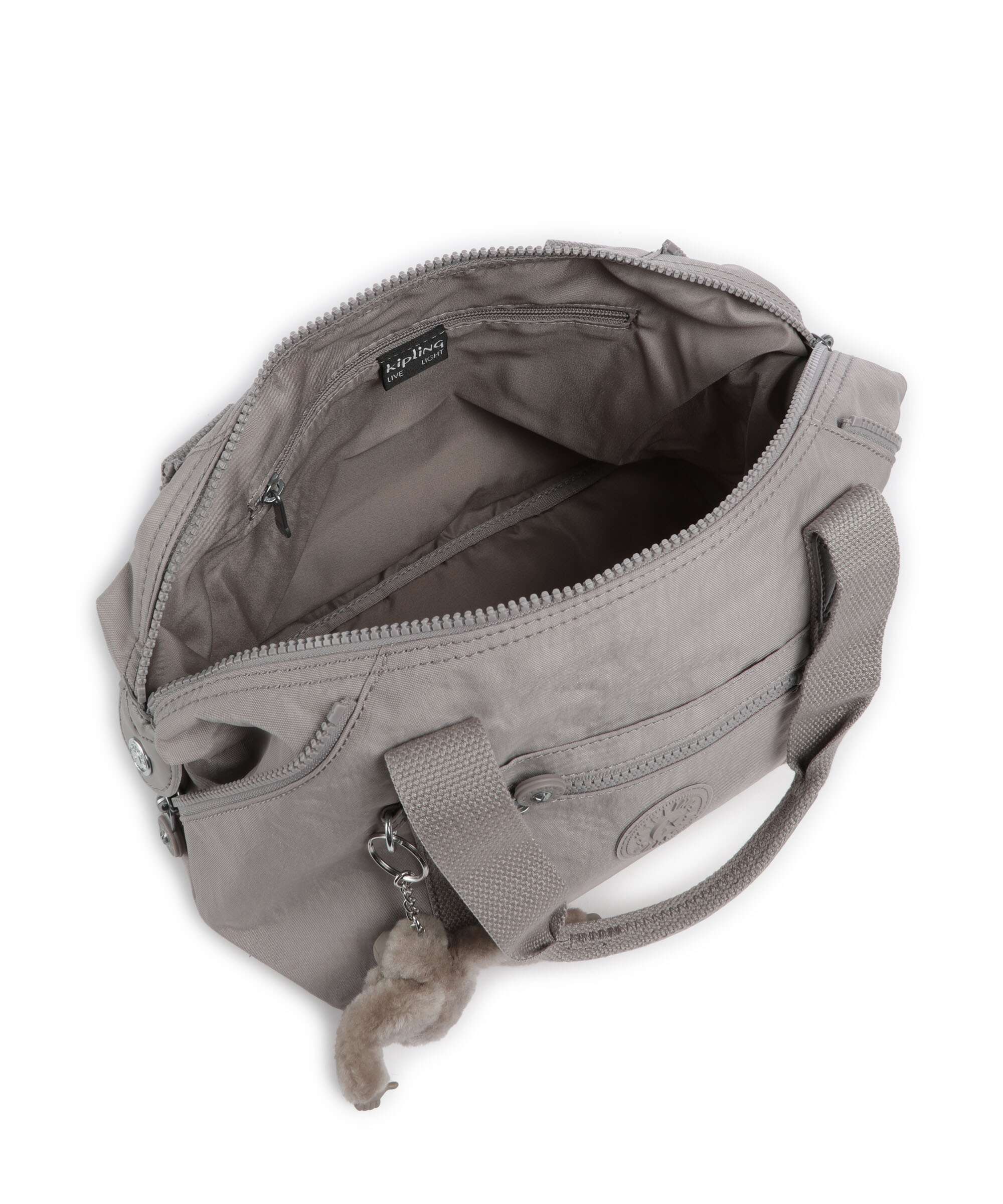Kipling Basic Art Mini Handbag grey gris - Image 6