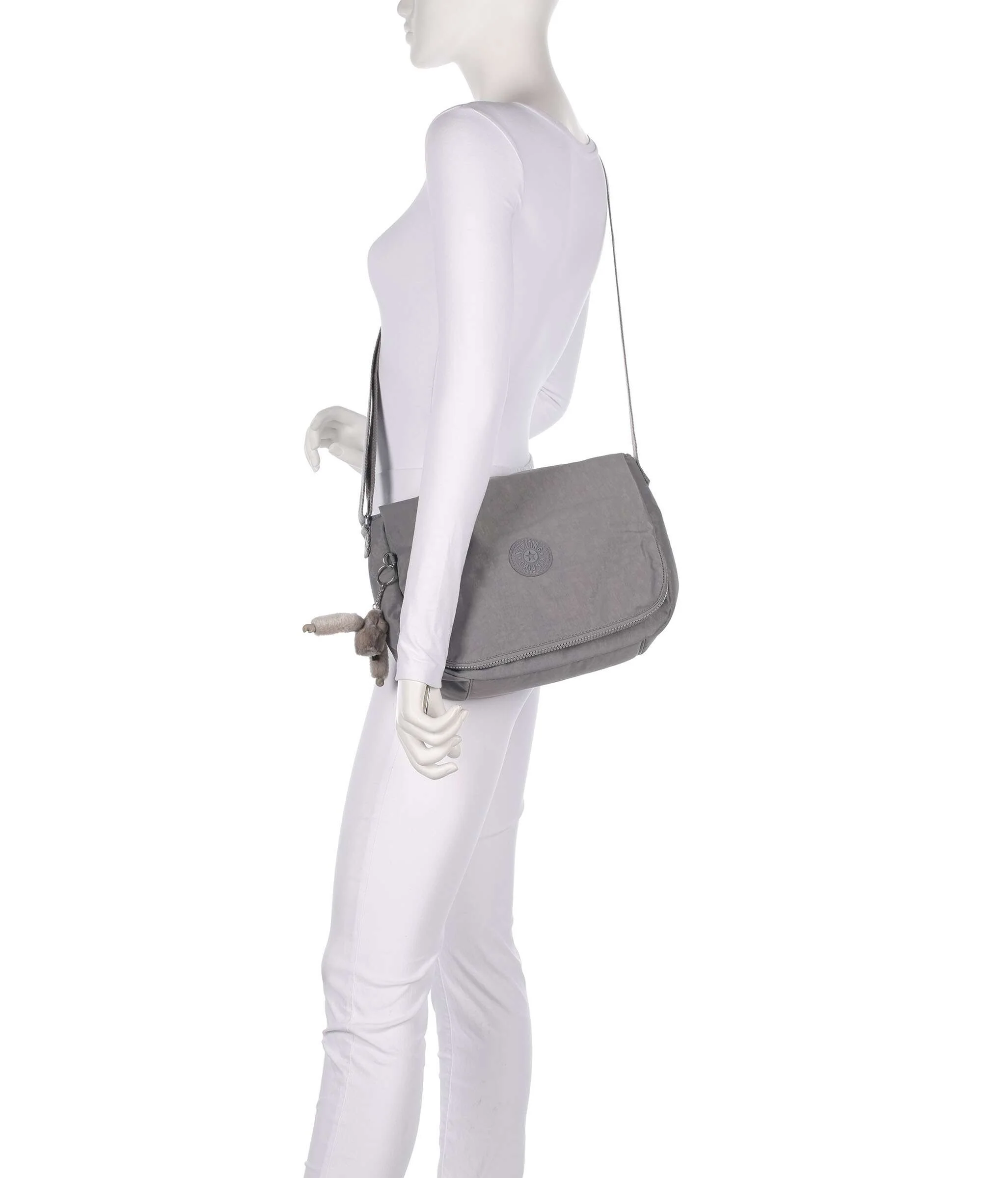 Kipling Basic Earthbeat M Shoulder bag inviting grey - Image 3