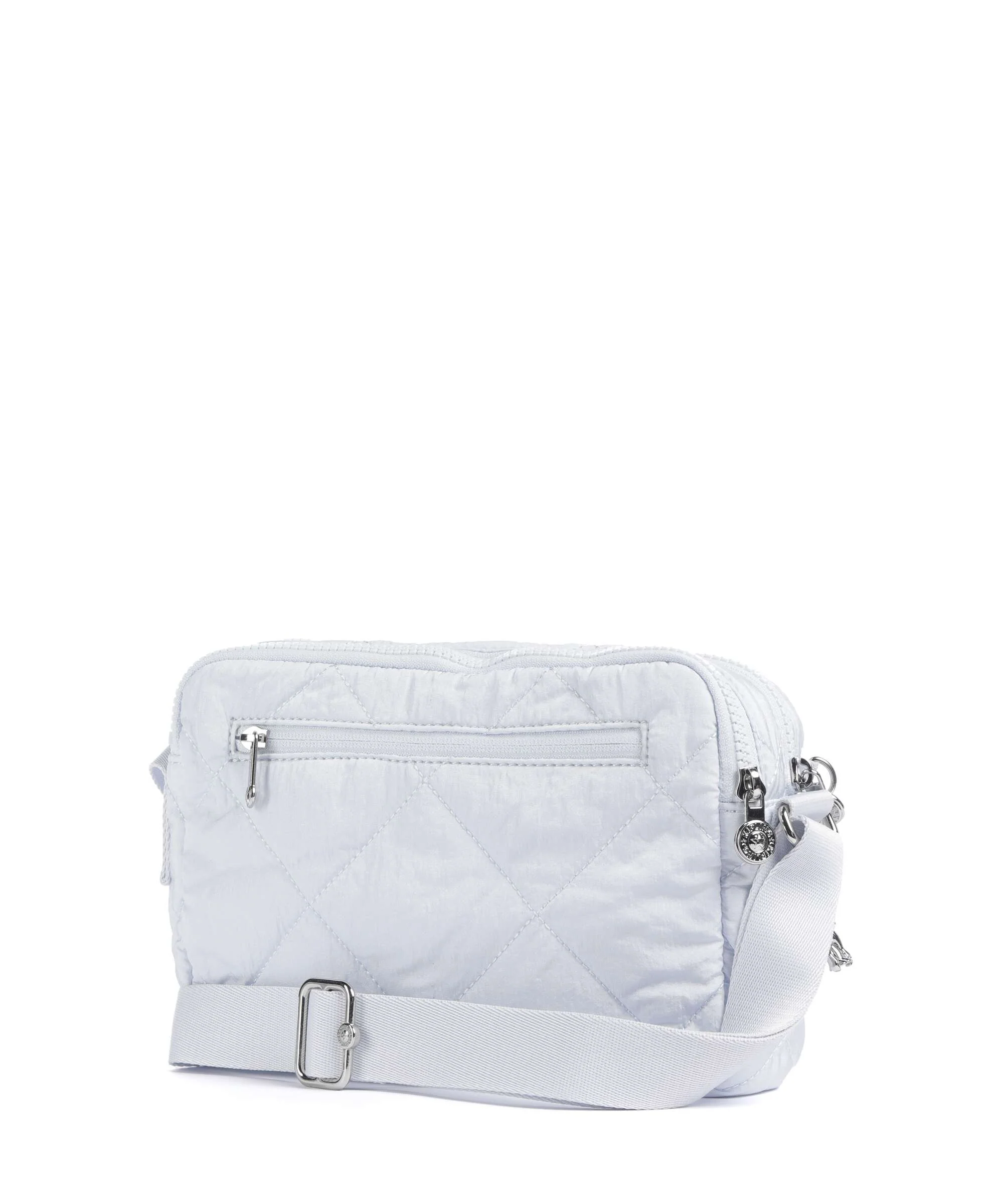 Kipling Crinkled Quilt Abanu M Zip Crossbody bag water blue - Image 2