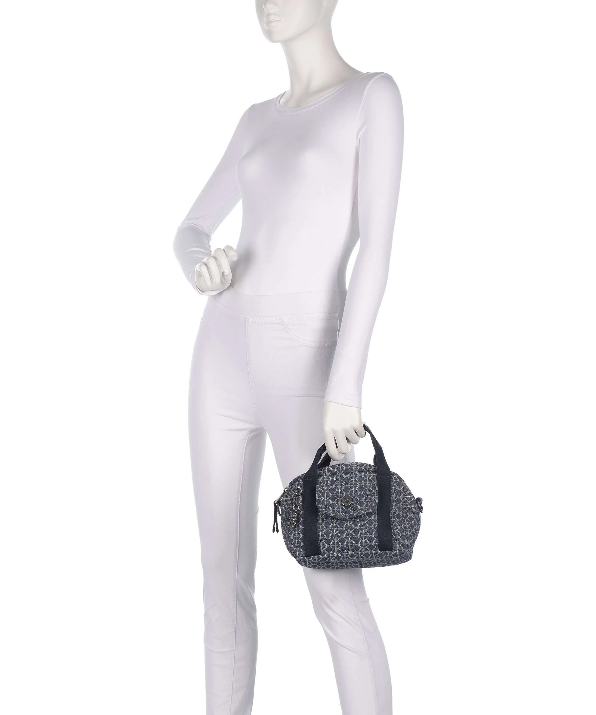 Kipling Denim Love Kazia Handbag signature denim - Image 3