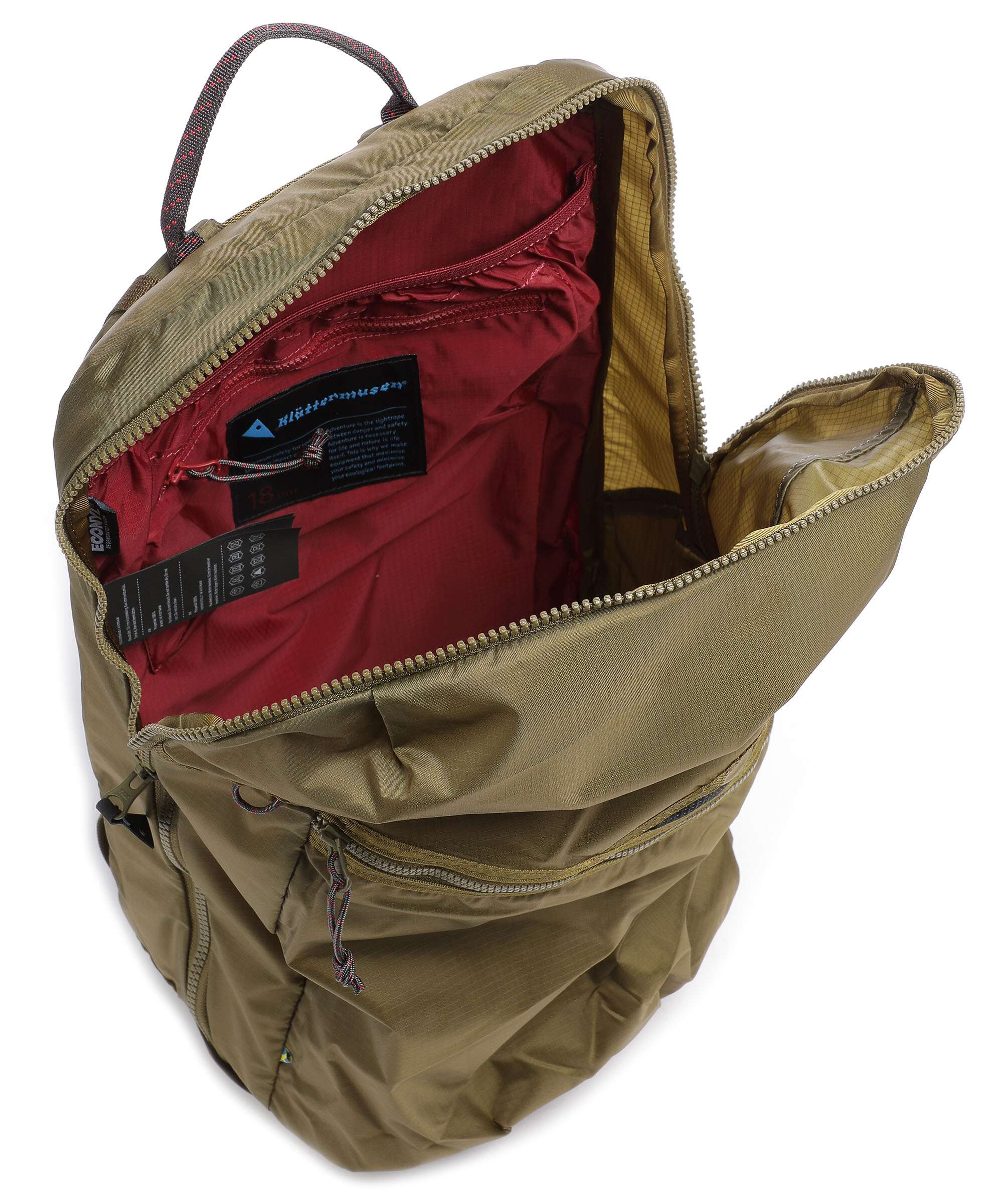 Klättermusen Gjalp 18 Backpack olive - Image 6