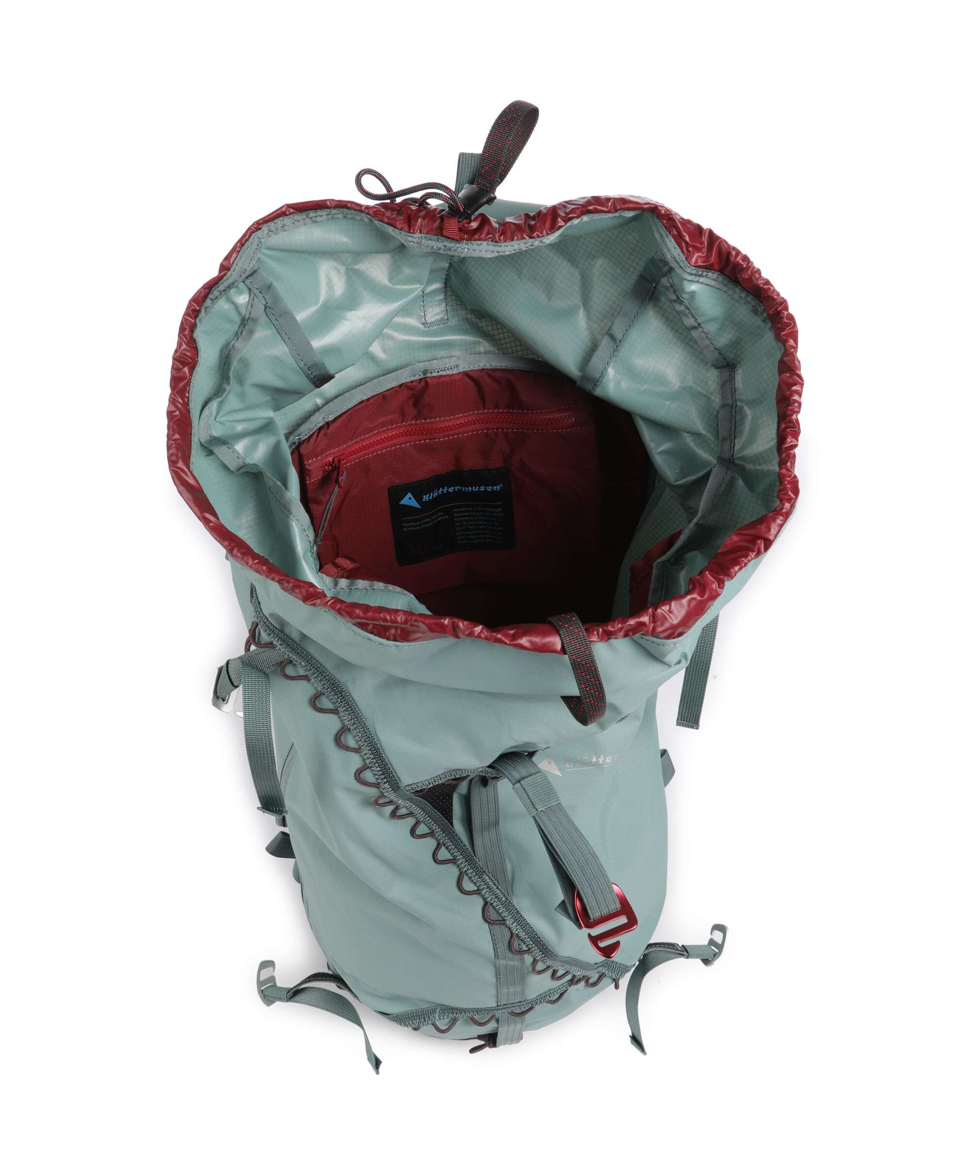 Klättermusen Ull 30 Hiking backpack jade green - Image 5