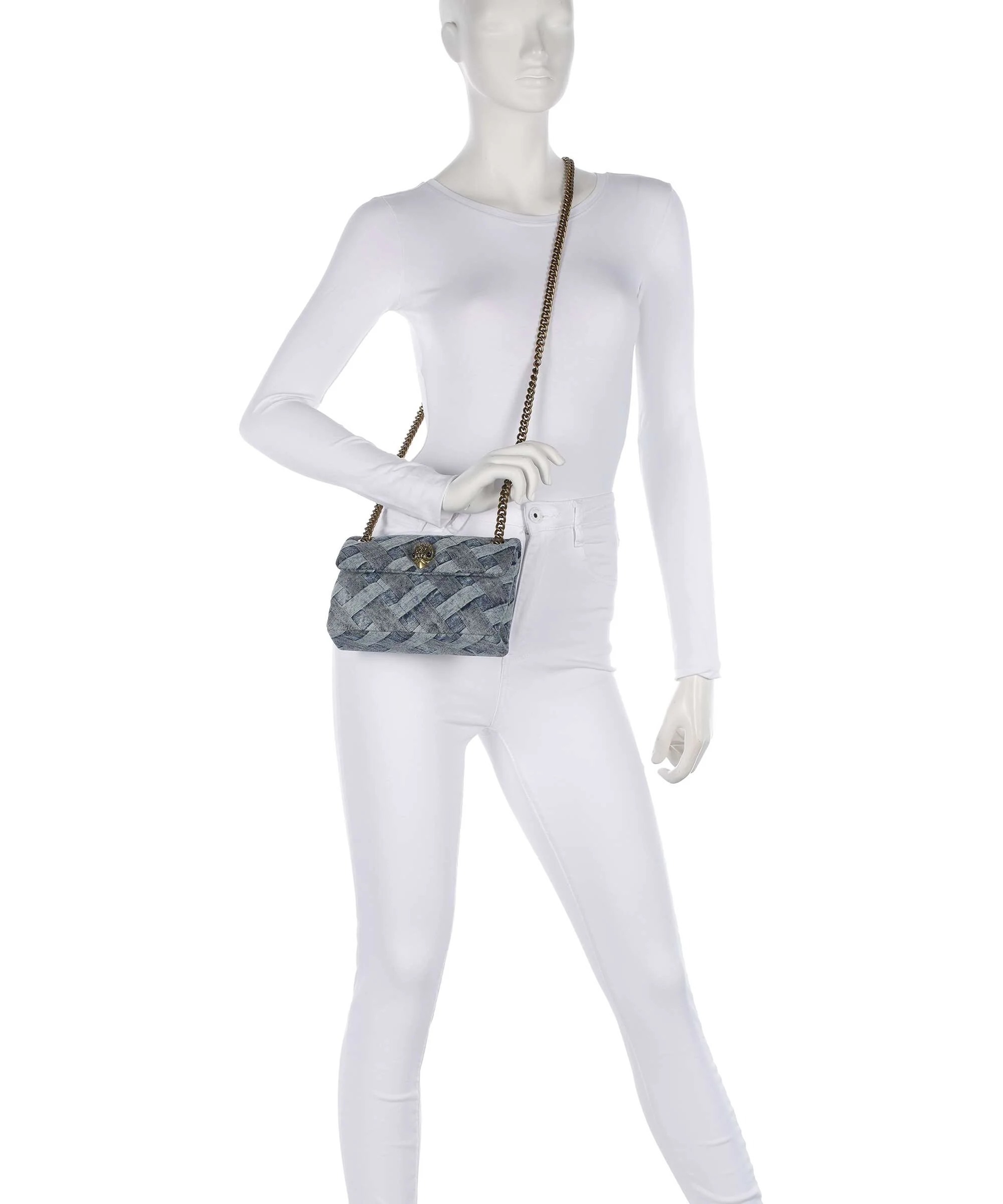 Kurt Geiger Kensington Mini Shoulder bag denim - Image 3
