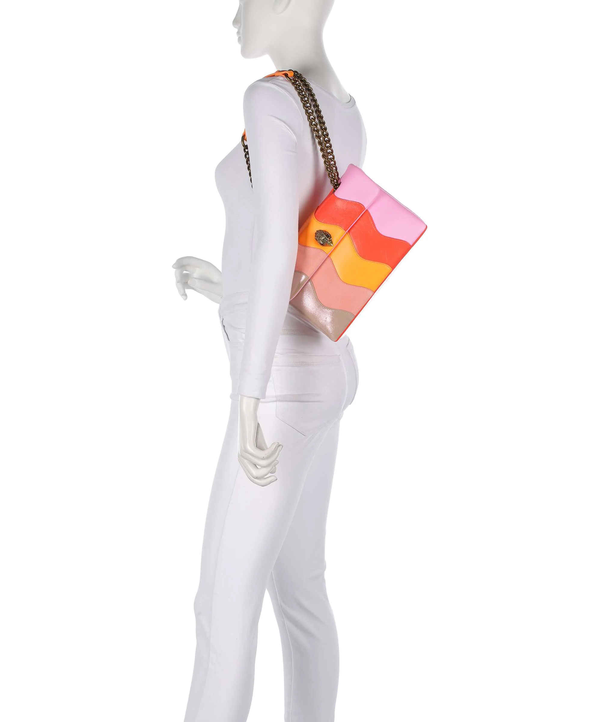 Kurt Geiger Kensington Shoulder bag pink combination - Image 4