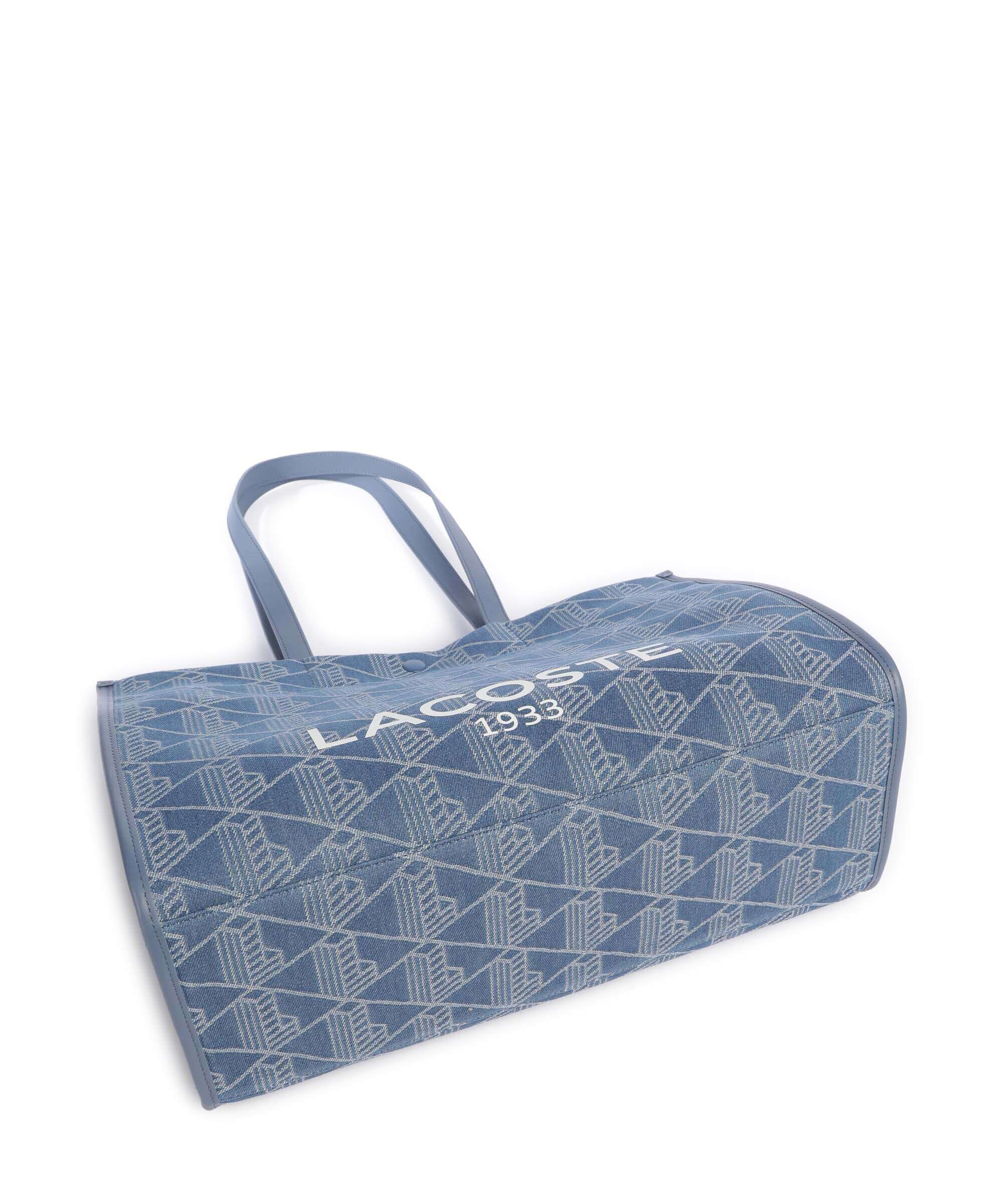 Lacoste Heritage Jacquard Tote bag denim - Image 5