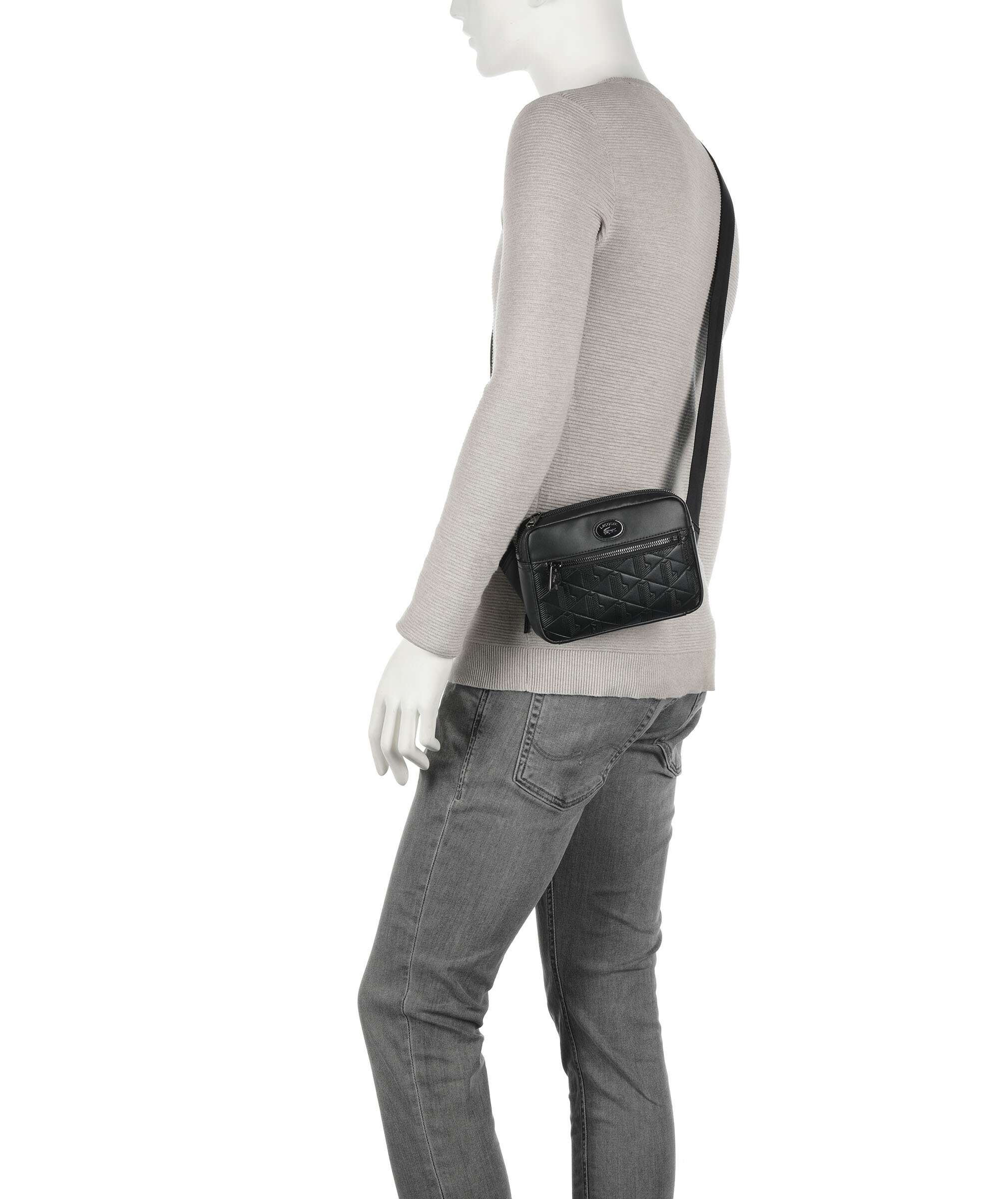 Lacoste Nomogramme Crossbody bag noir - Image 3