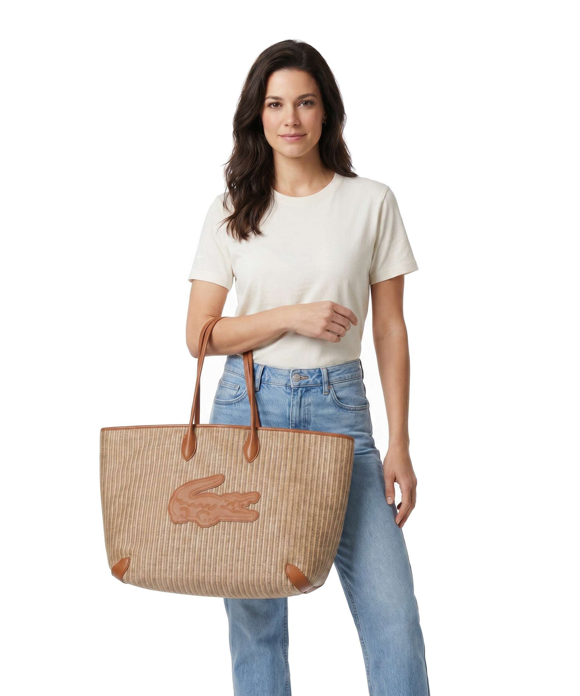 Lacoste Summer Pack Tote bag natural/tan - Image 3