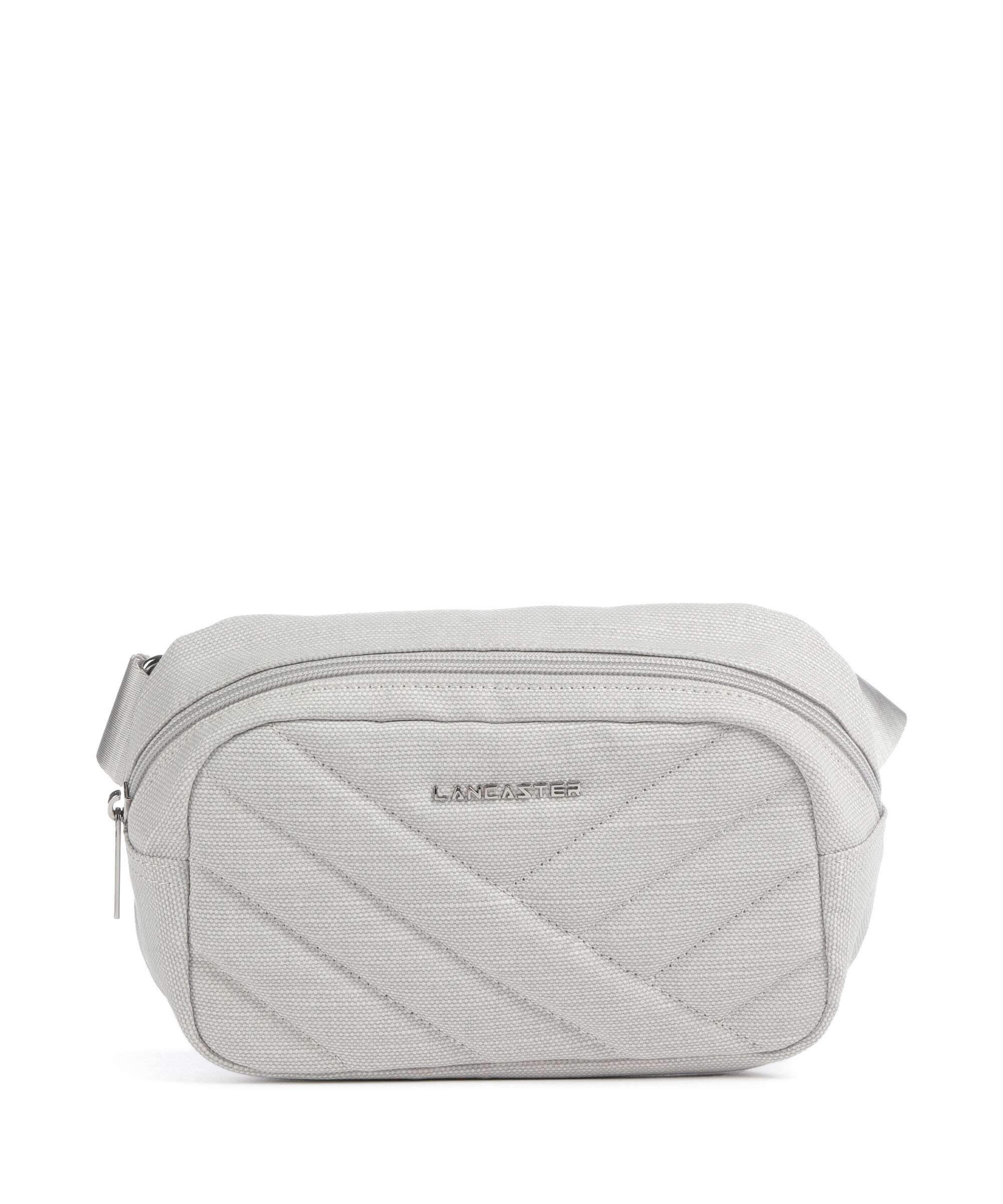 Lancaster Canvas Matelassé Belt bag mastic