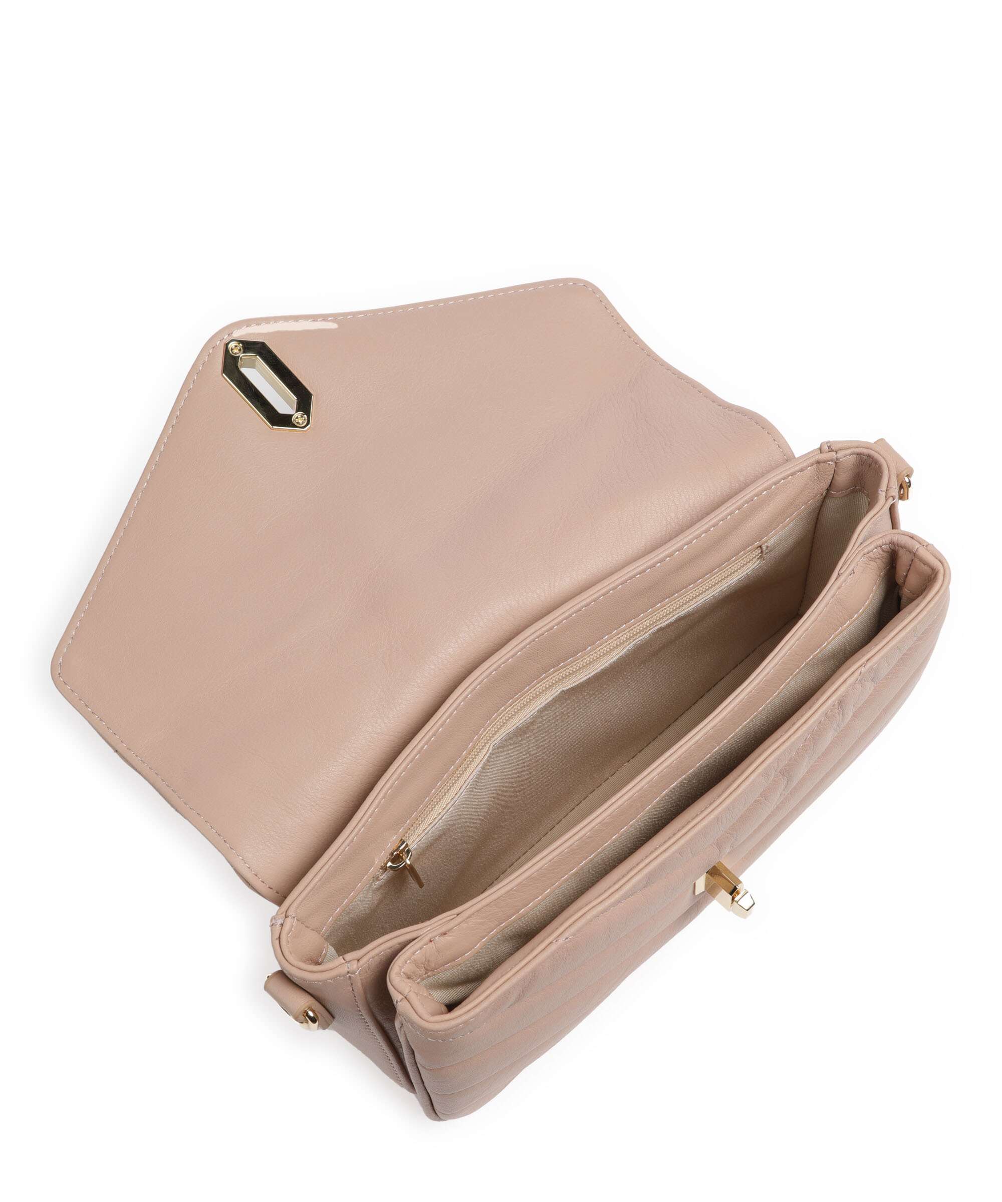 Lancaster Soft Matelassé Crossbody bag nuderose - Image 6