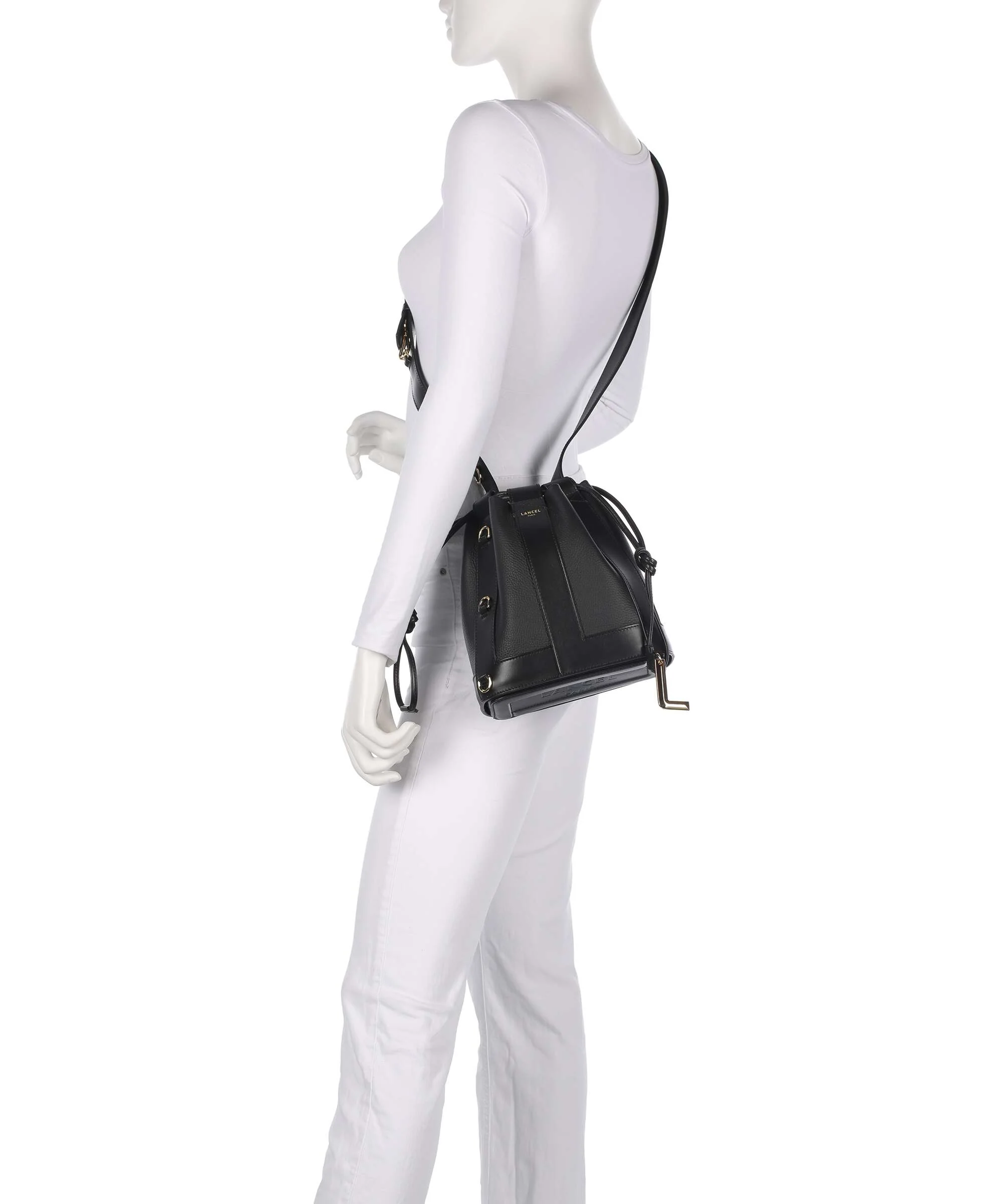 Lancel Elles S Bucket bag black - Image 3
