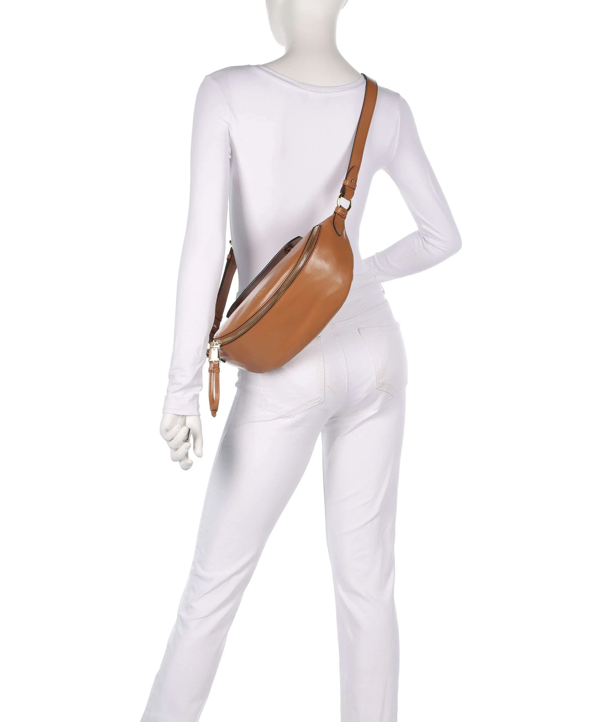 Lancel Origami S Crossbody bag camel - Image 3