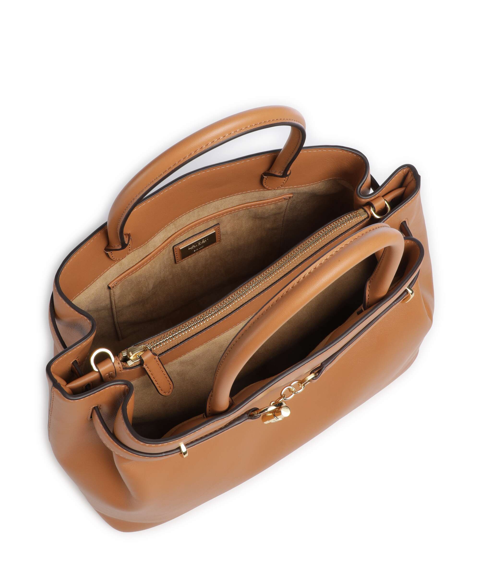 Lauren Ralph Lauren Blaike Large Handbag classic caramel - Image 6