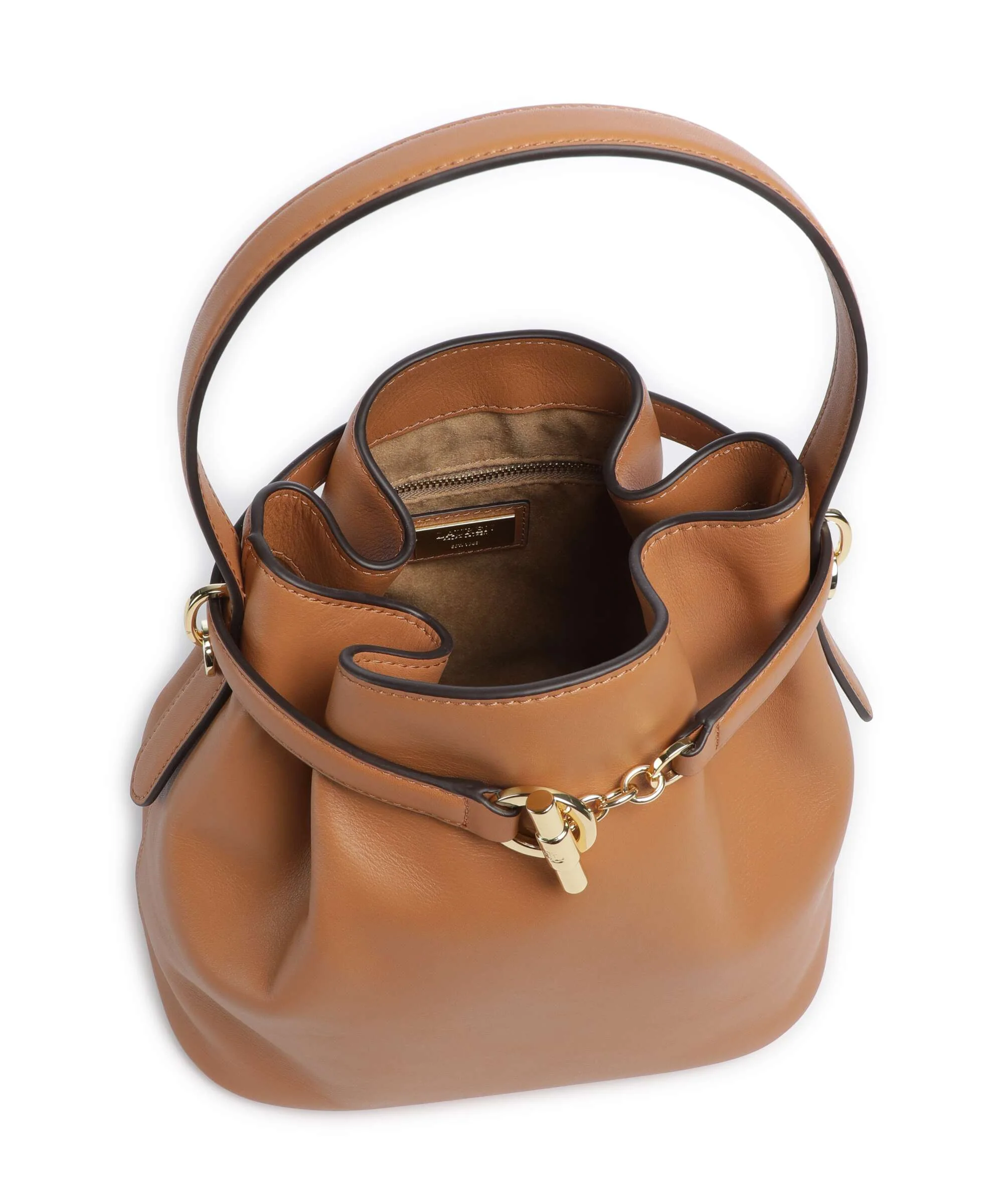 Lauren Ralph Lauren Blaike Medium Bucket bag classic caramel - Image 6