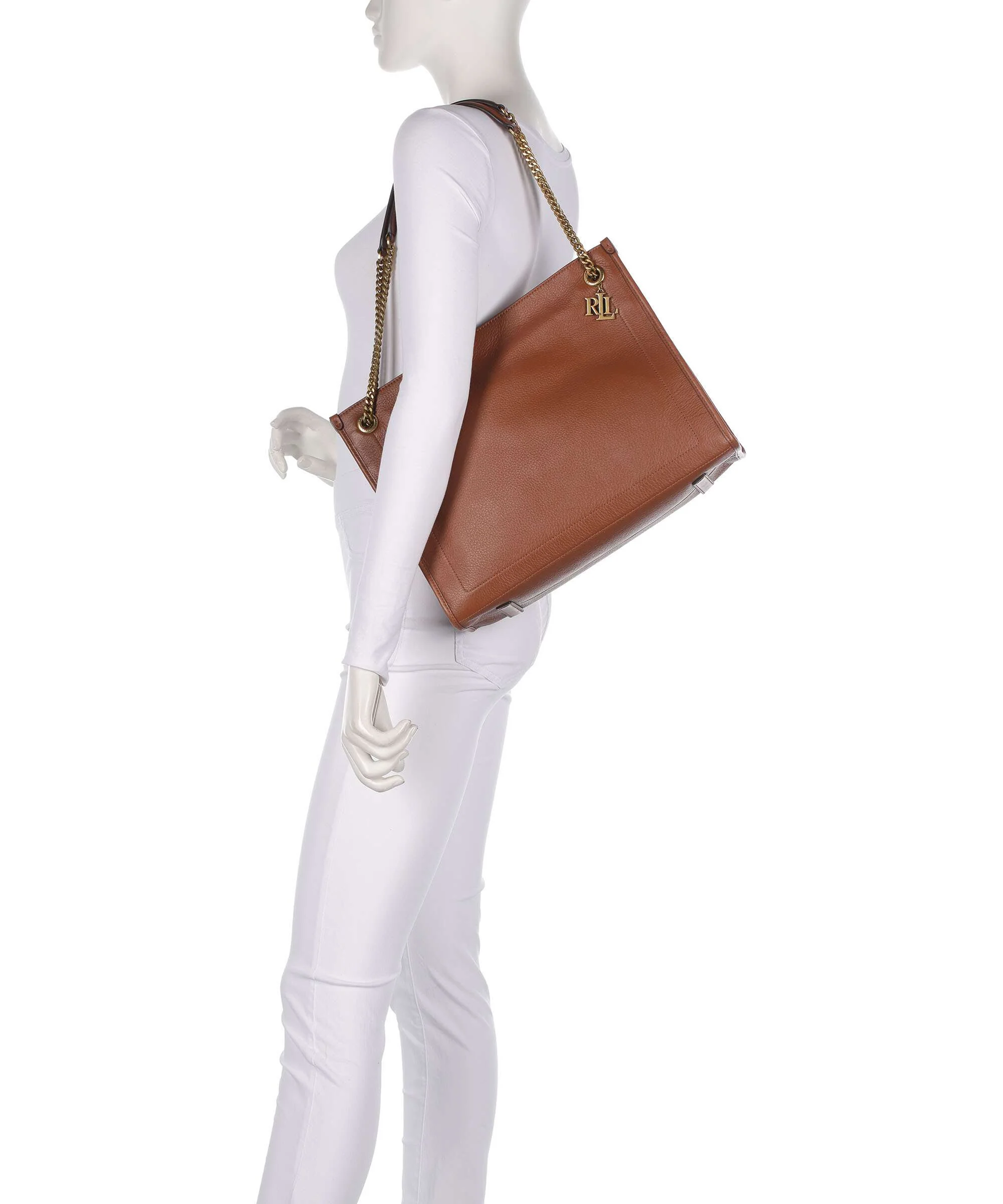 Lauren Ralph Lauren Bradley Large Tote bag lauren tan - Image 3