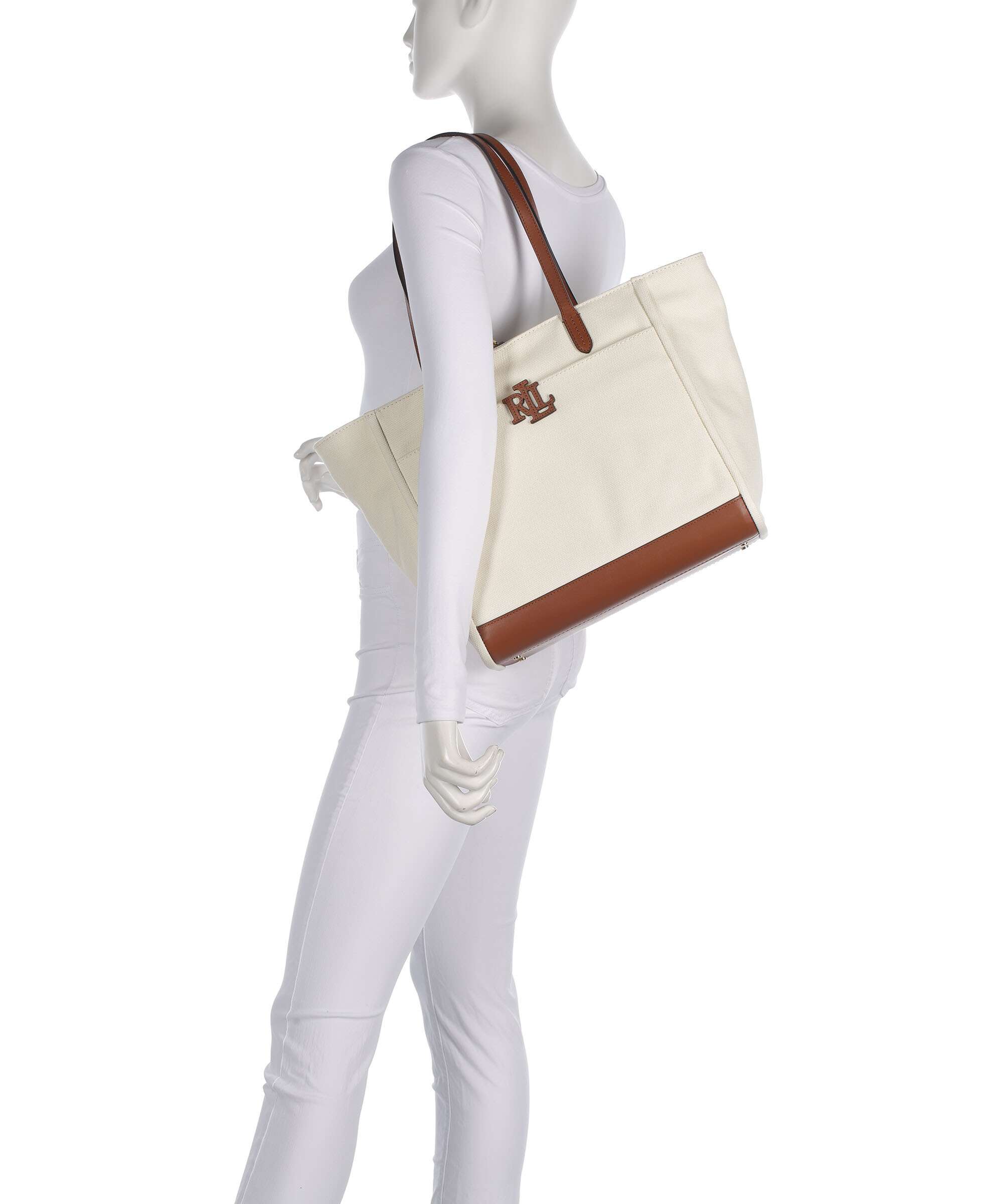 Lauren Ralph Lauren Cameryn Large Tote bag natural/lauren tan - Image 3