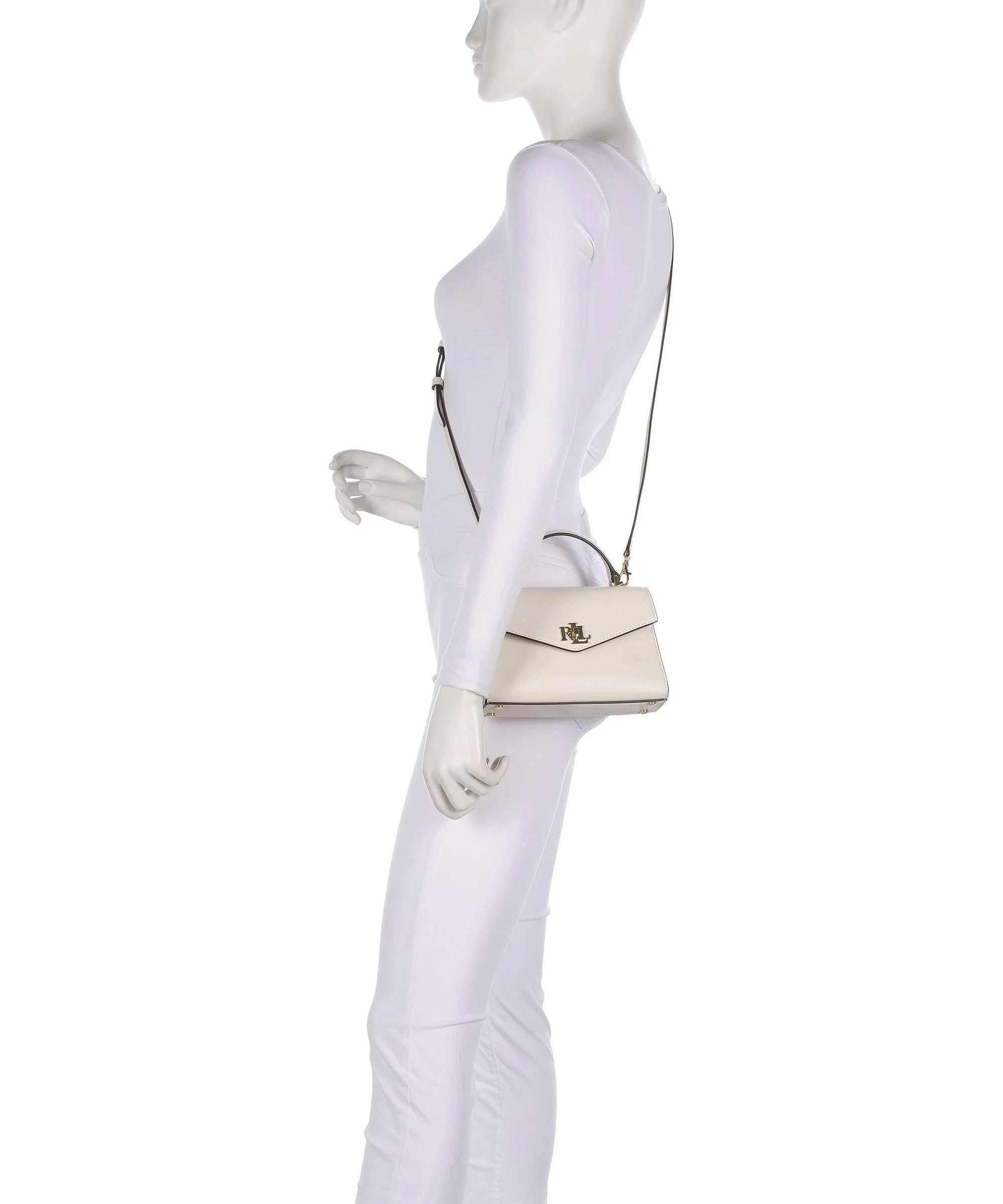 Lauren Ralph Lauren Farrah Small Crossbody bag soft white - Image 3