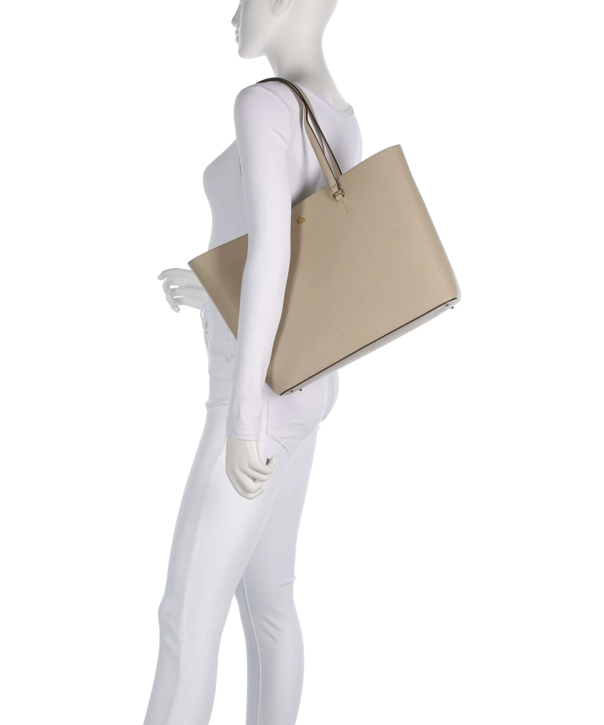 Lauren Ralph Lauren Karly Large Tote bag birch tan - Image 3