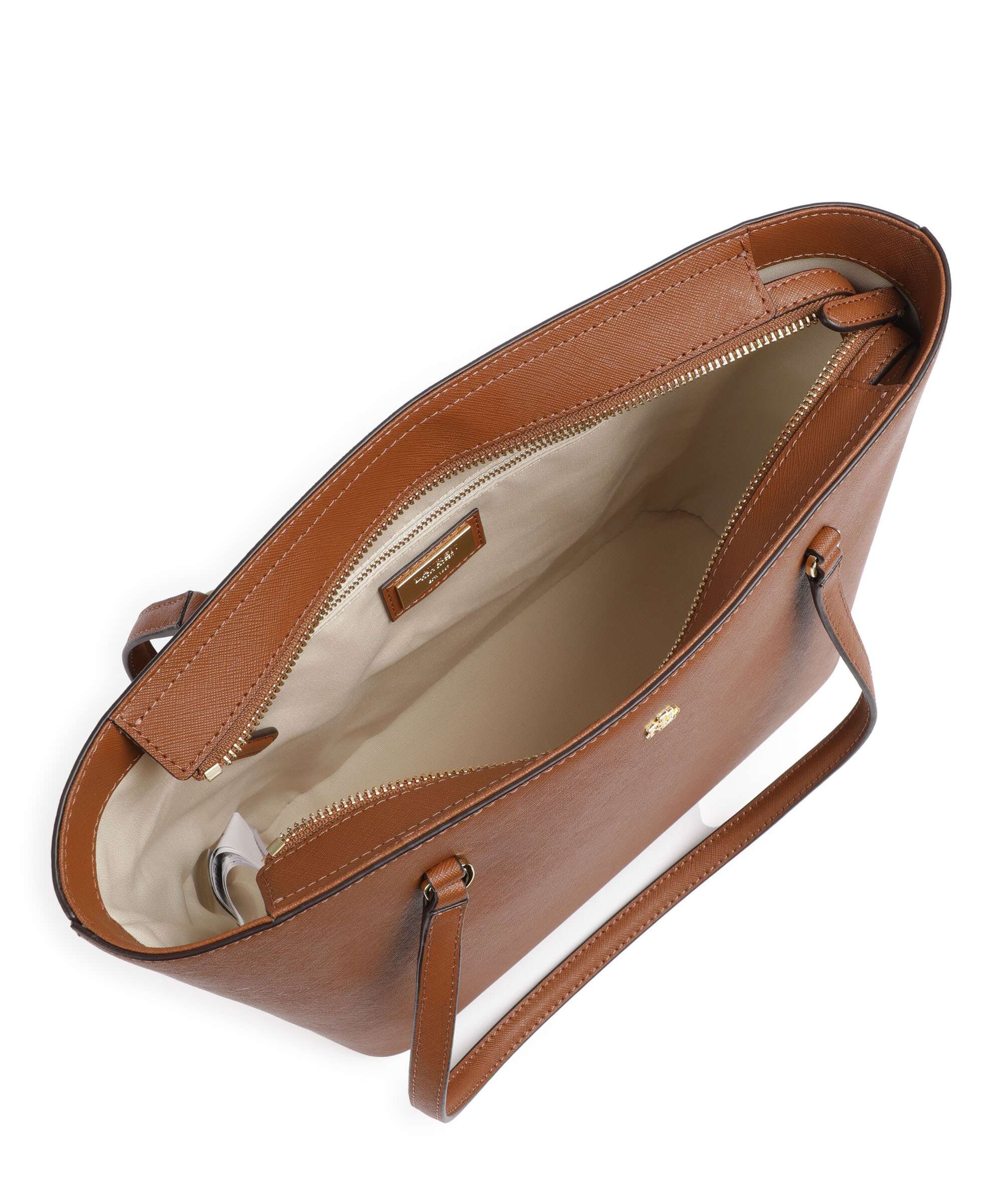 Lauren Ralph Lauren Karly Medium Tote bag lauren tan - Image 6