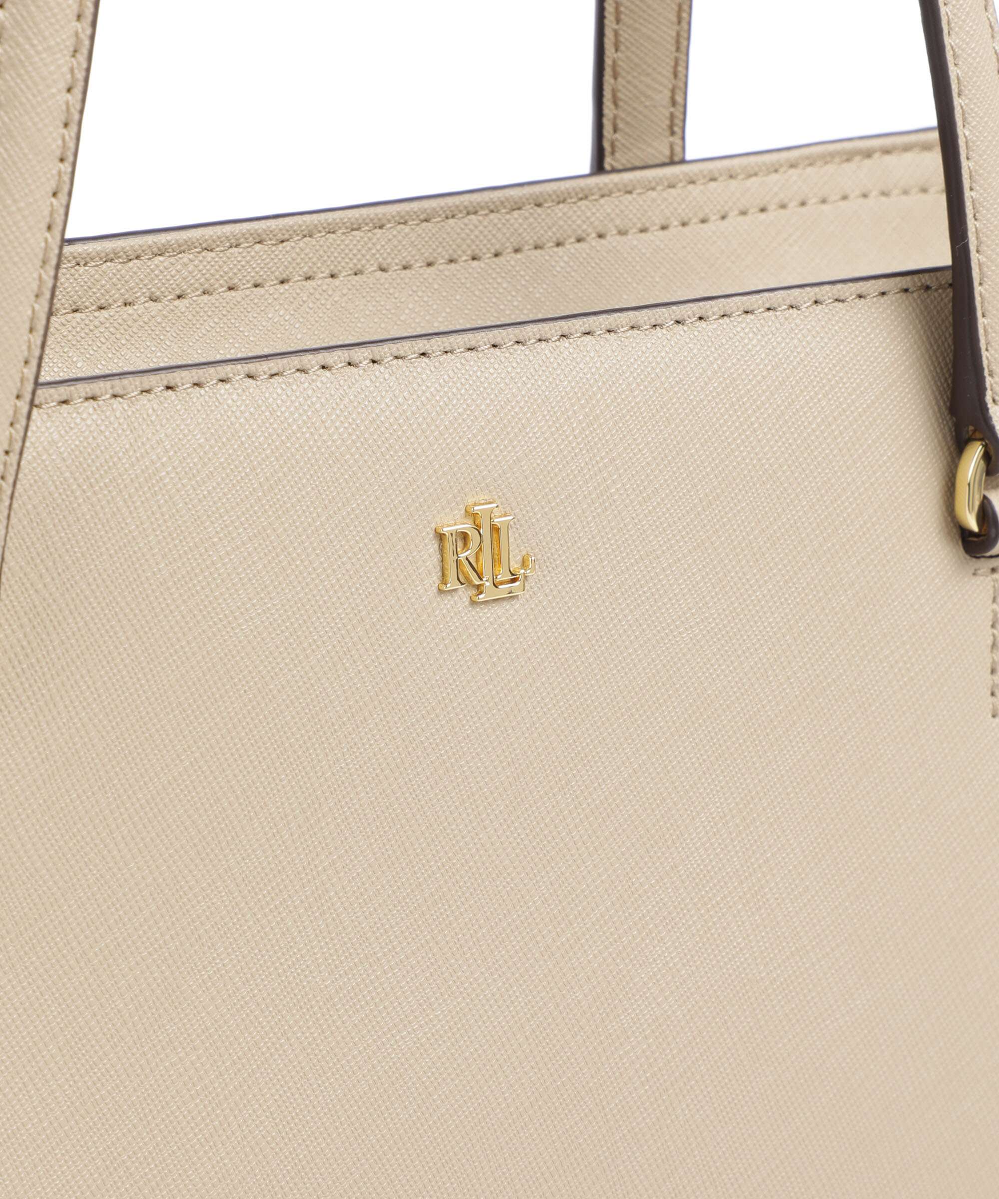 Lauren Ralph Lauren Karly Medium Tote bag birch tan - Image 4