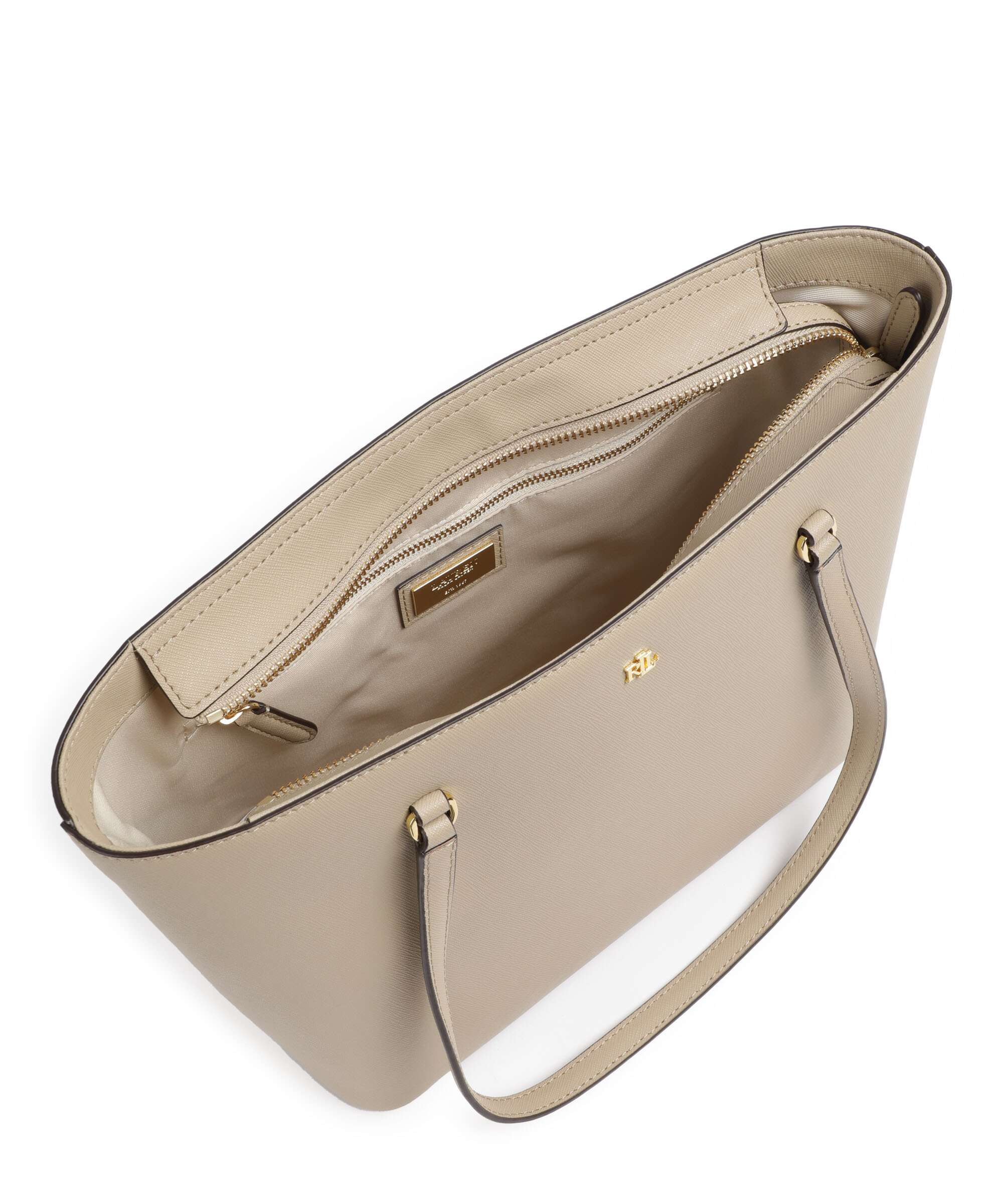 Lauren Ralph Lauren Karly Medium Tote bag birch tan - Image 6