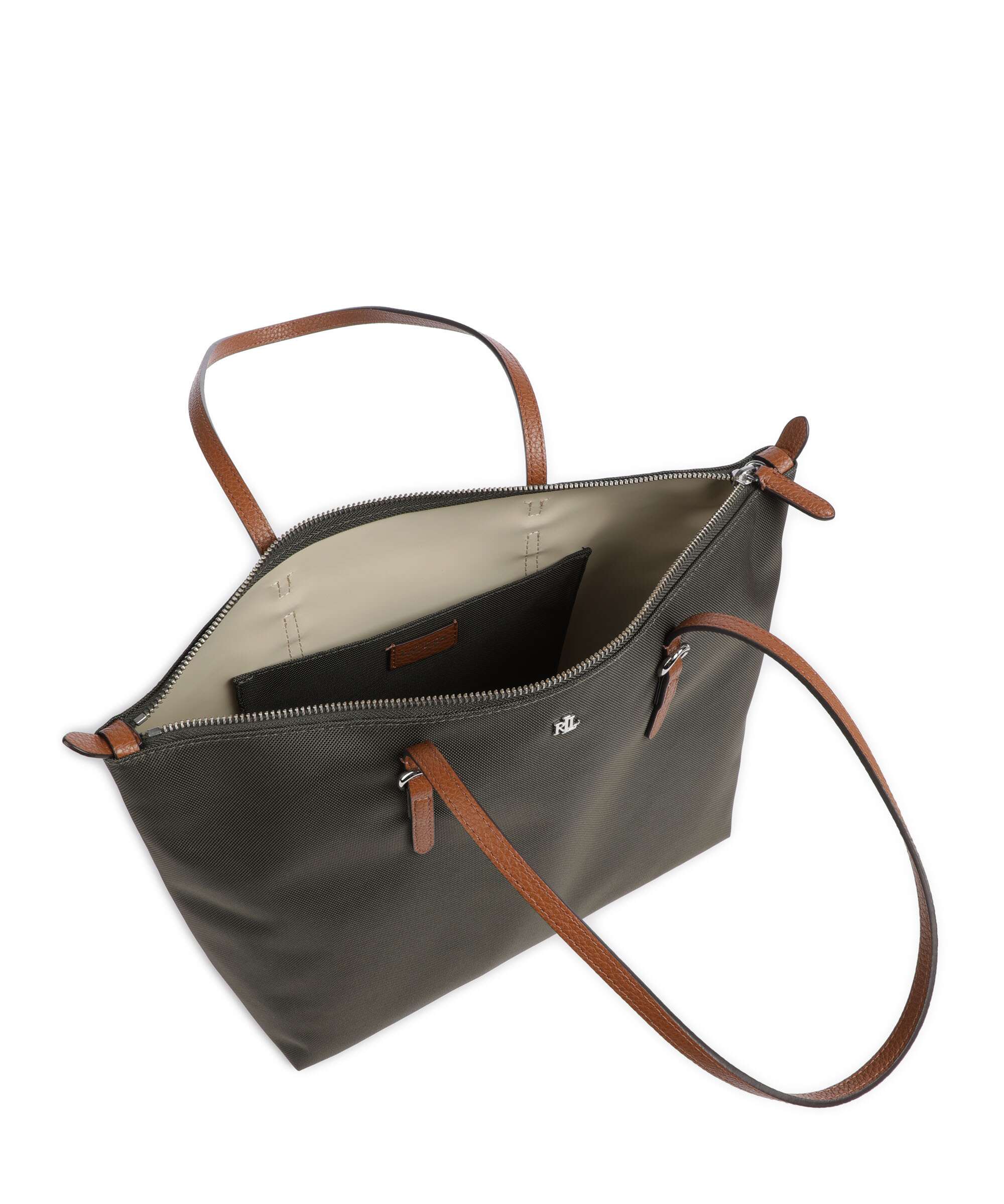Lauren Ralph Lauren Keaton 26 Tote bag dark olive - Image 6
