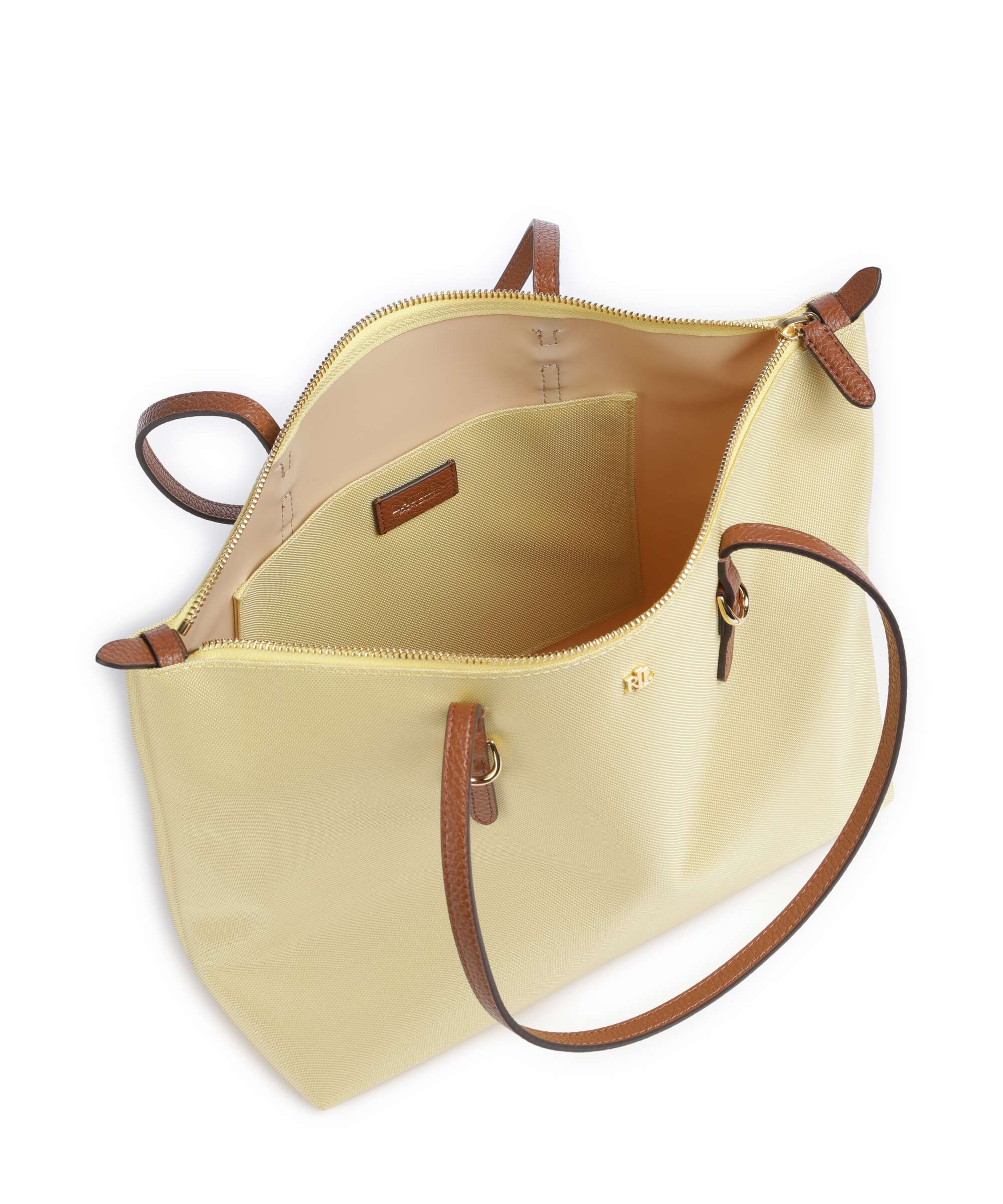 Lauren Ralph Lauren Keaton 26 Tote bag lemon sorbet/lauren tan - Image 5