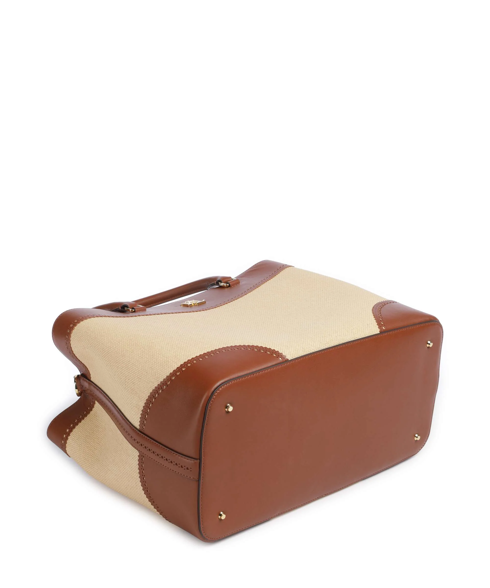 Lauren Ralph Lauren Marcy 36 Handbag dark natural/lauren tan - Image 4