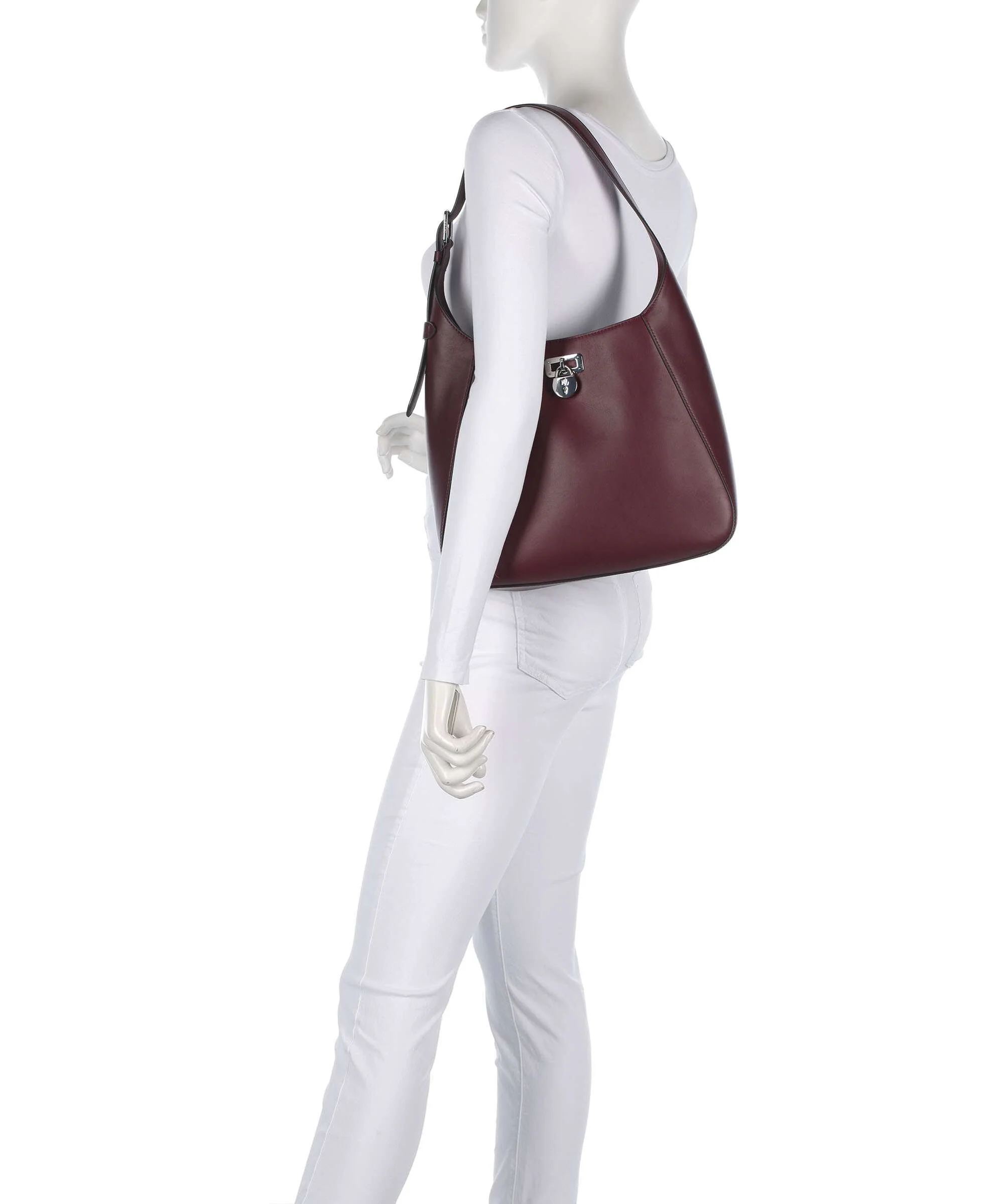Lauren Ralph Lauren Tanner Large Shoulder bag dark garnet - Image 3