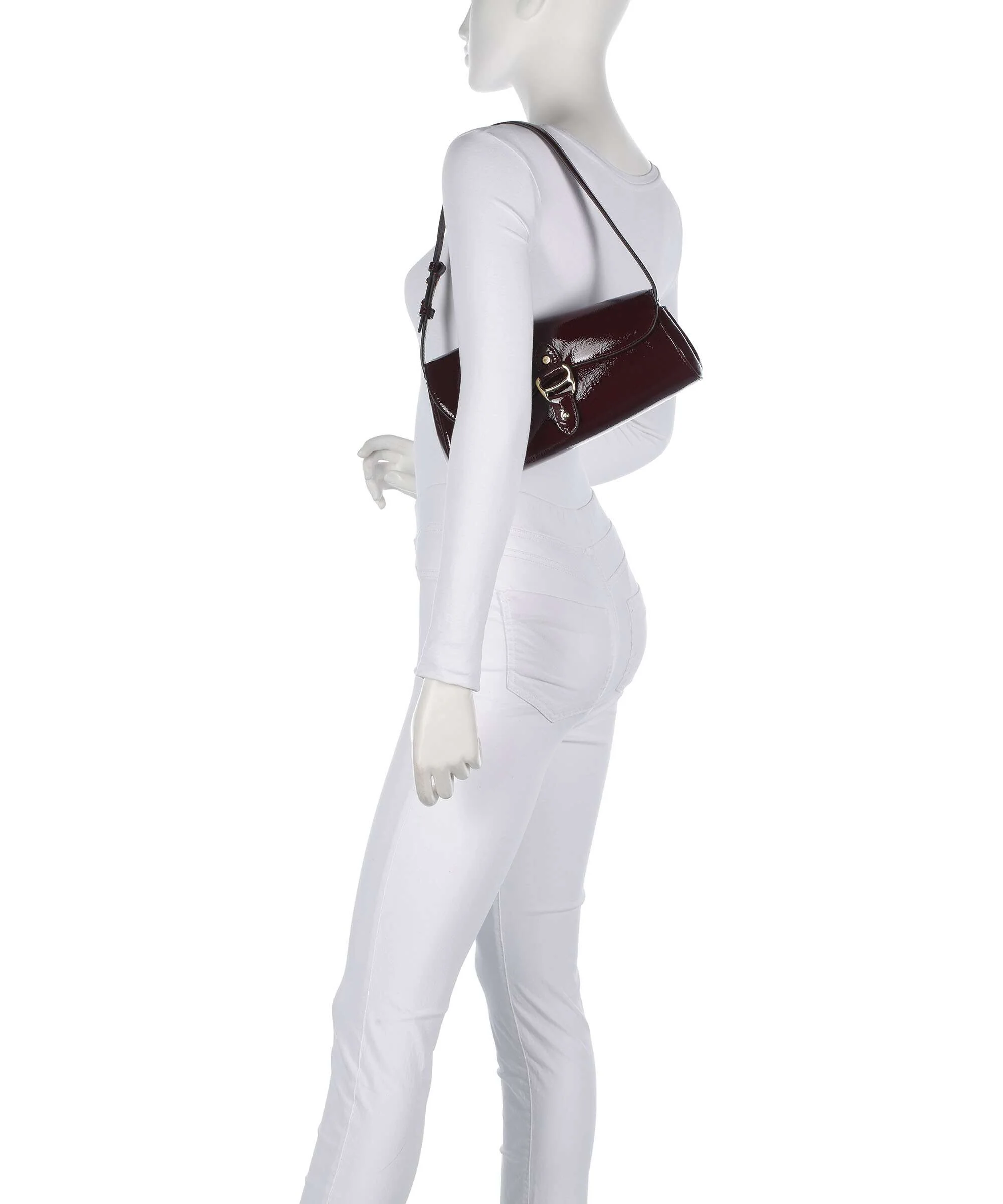 Lauren Ralph Lauren Tasha Medium Shoulder bag dark garnet - Image 3
