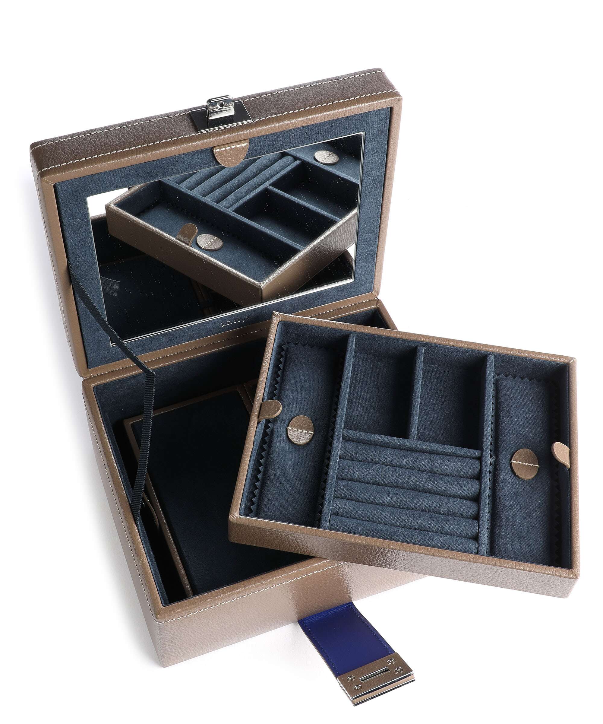 Le Tanneur Small Jewelry box taupe - Image 2