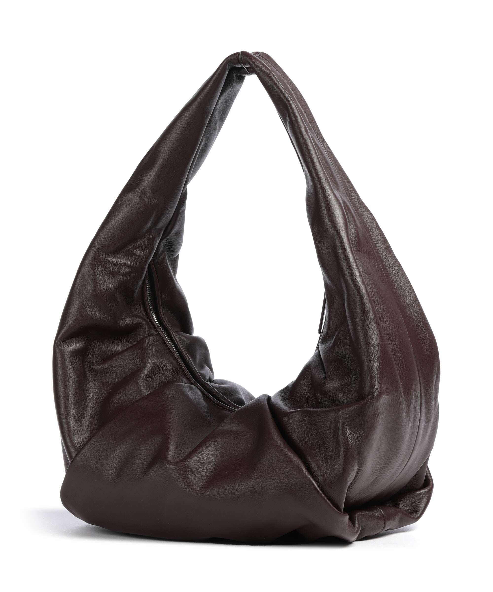 Les Visionnaires Greta Essential Silky Hobo bag aubergine - Image 2