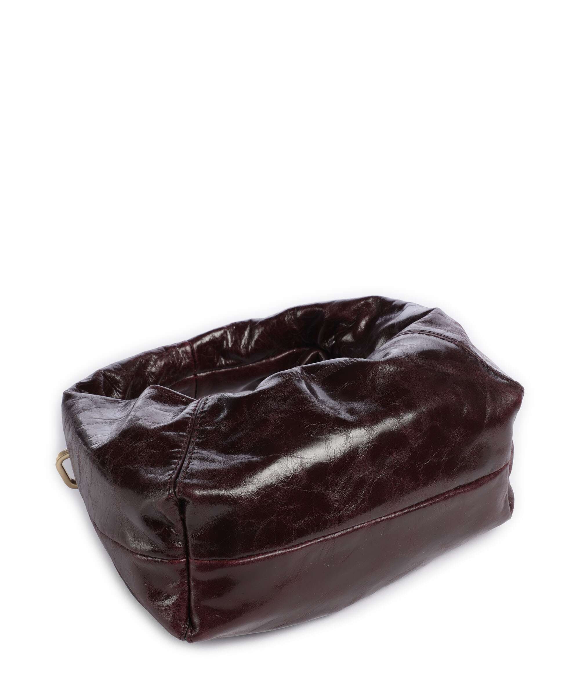 Les Visionnaires Greta Icon Crikle Mini Handbag bordeaux red - Image 5