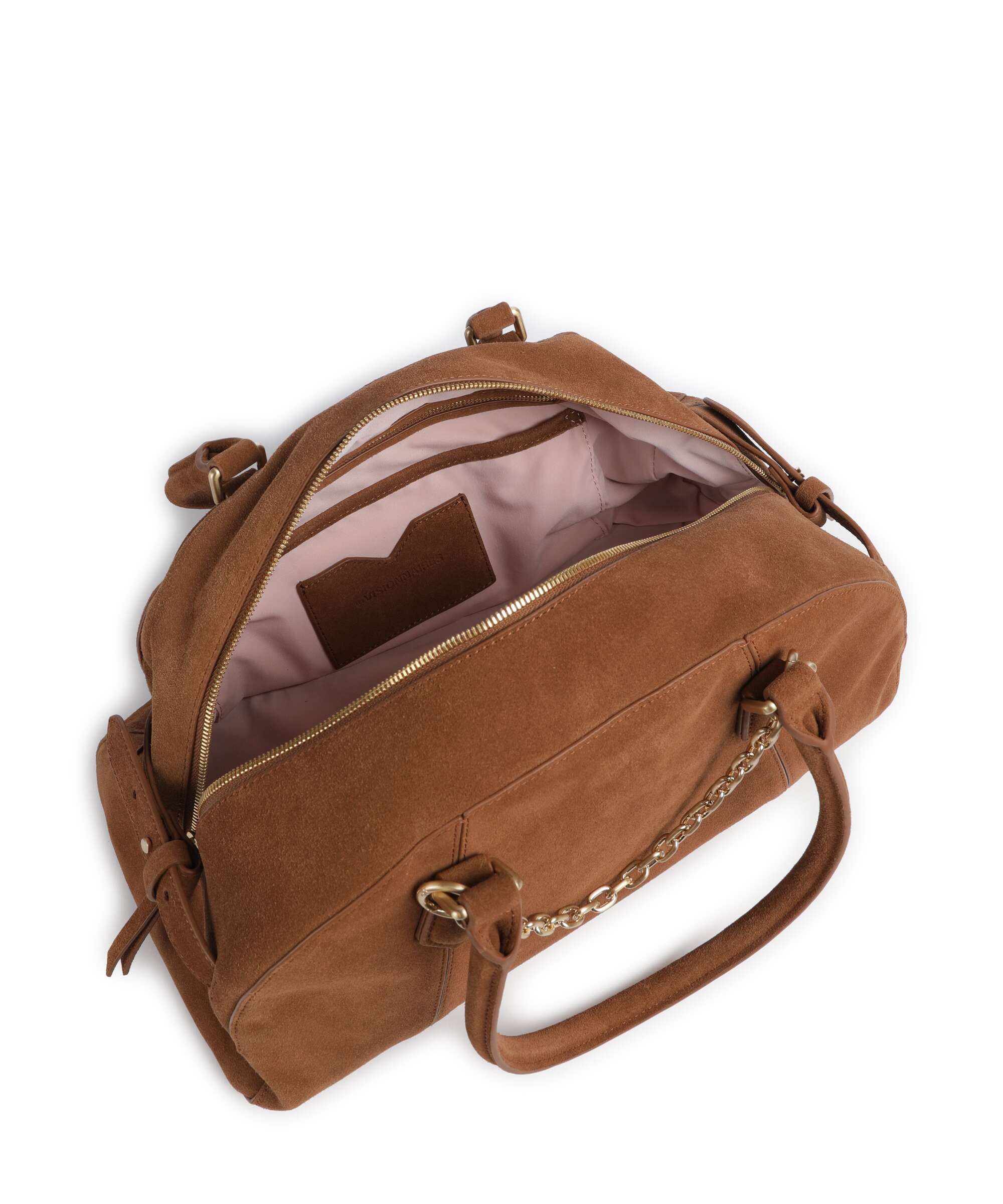 Les Visionnaires Odette Cozy Chain Handbag cognac - Image 6