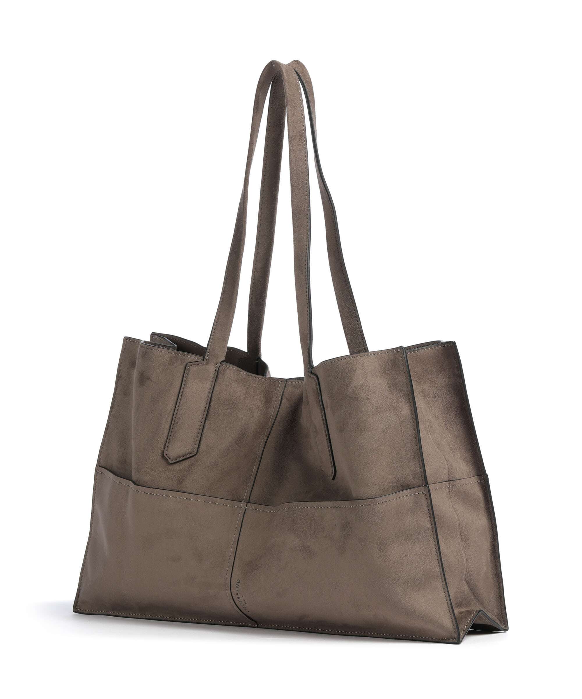Liebeskind Amy Vegan Suede L Tote bag neutral grey - Image 2
