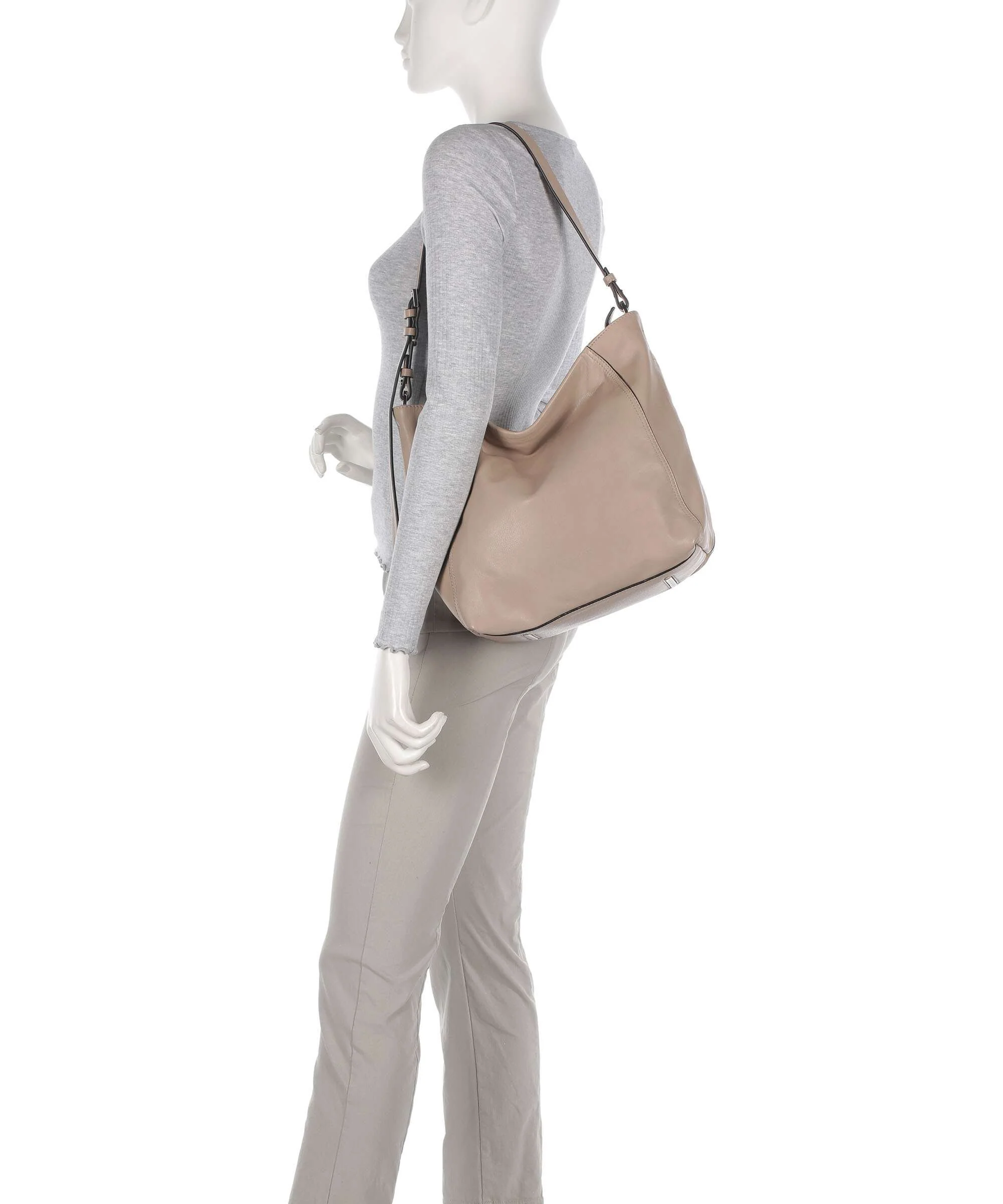 Liebeskind Chudy Sheep Natural M Hobo bag stone - Image 3