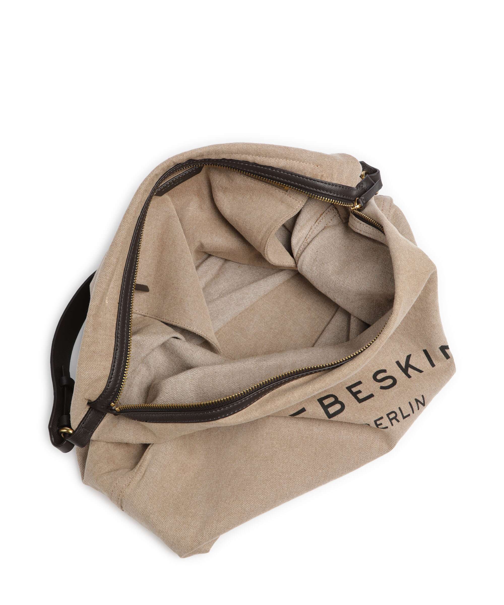 Liebeskind Clea Denim Hobo bag beige - Image 6