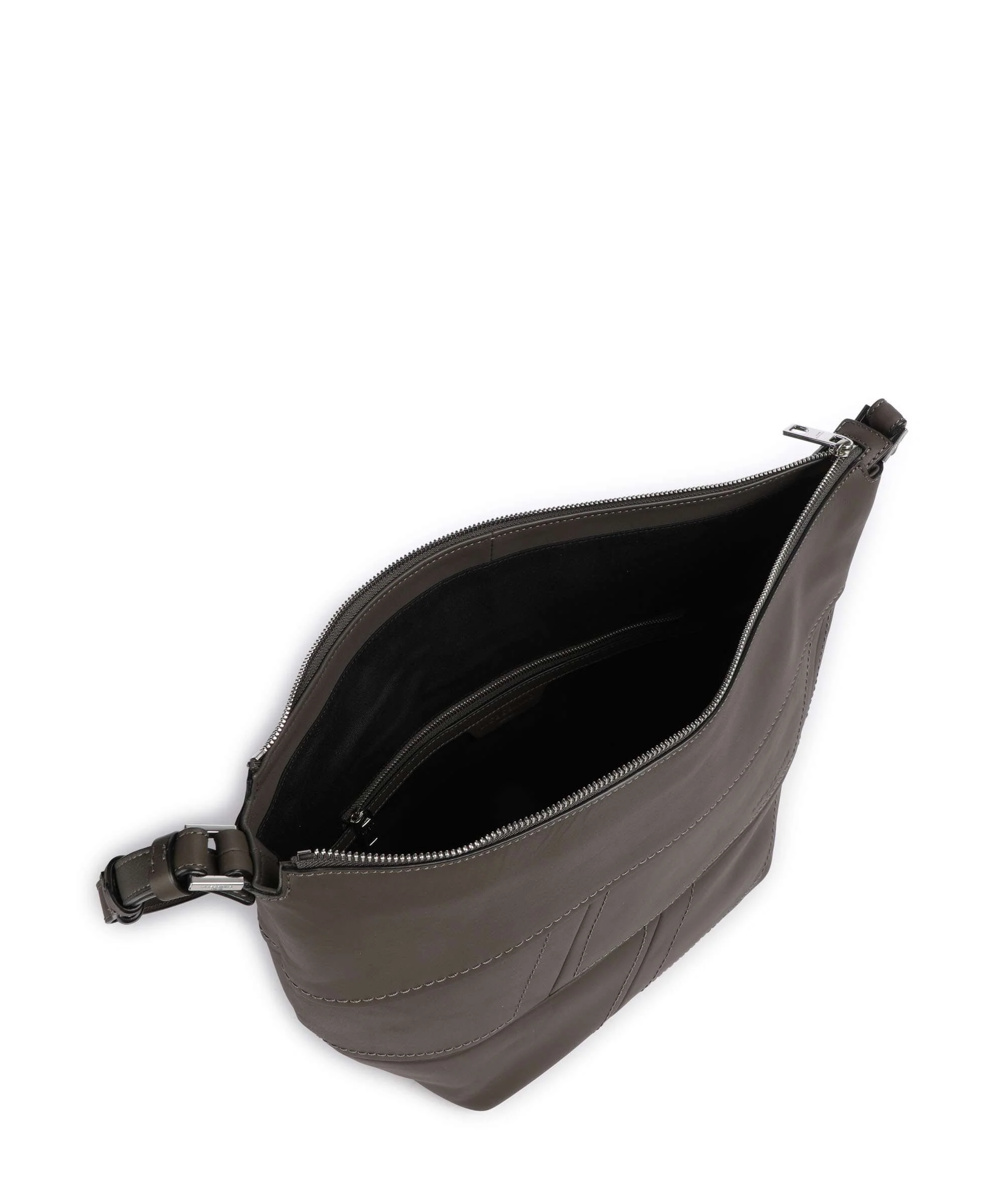 Liebeskind Edda Calf Optic M Hobo bag dark grigio - Image 6
