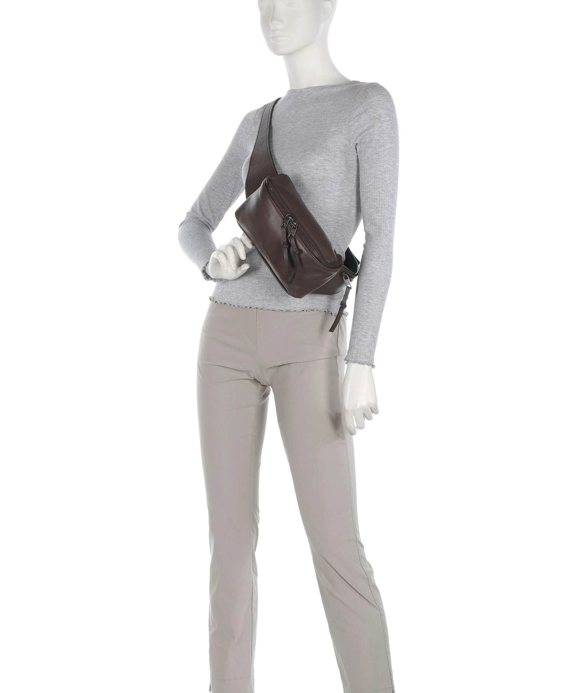 Liebeskind Hera Small Pebble S Belt bag light truffel - Image 4